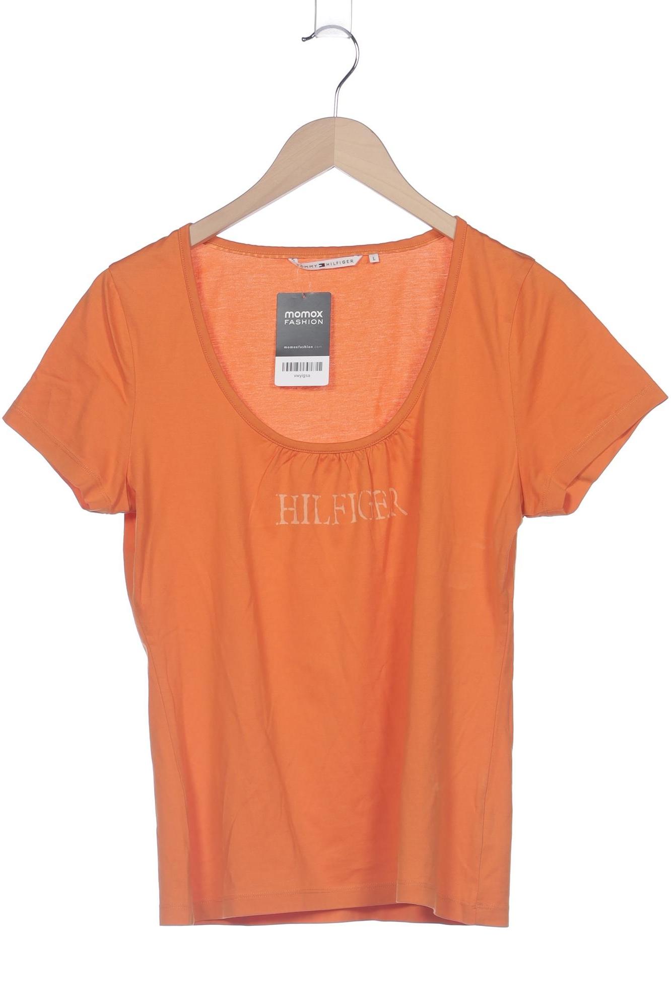 

Tommy Hilfiger Damen T-Shirt, orange, Gr. 42