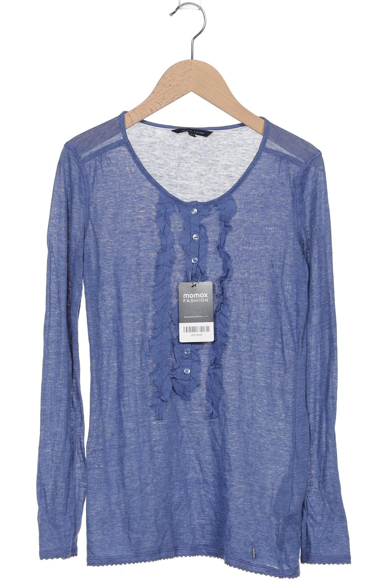 

Tommy Hilfiger Damen Langarmshirt, blau, Gr. 34