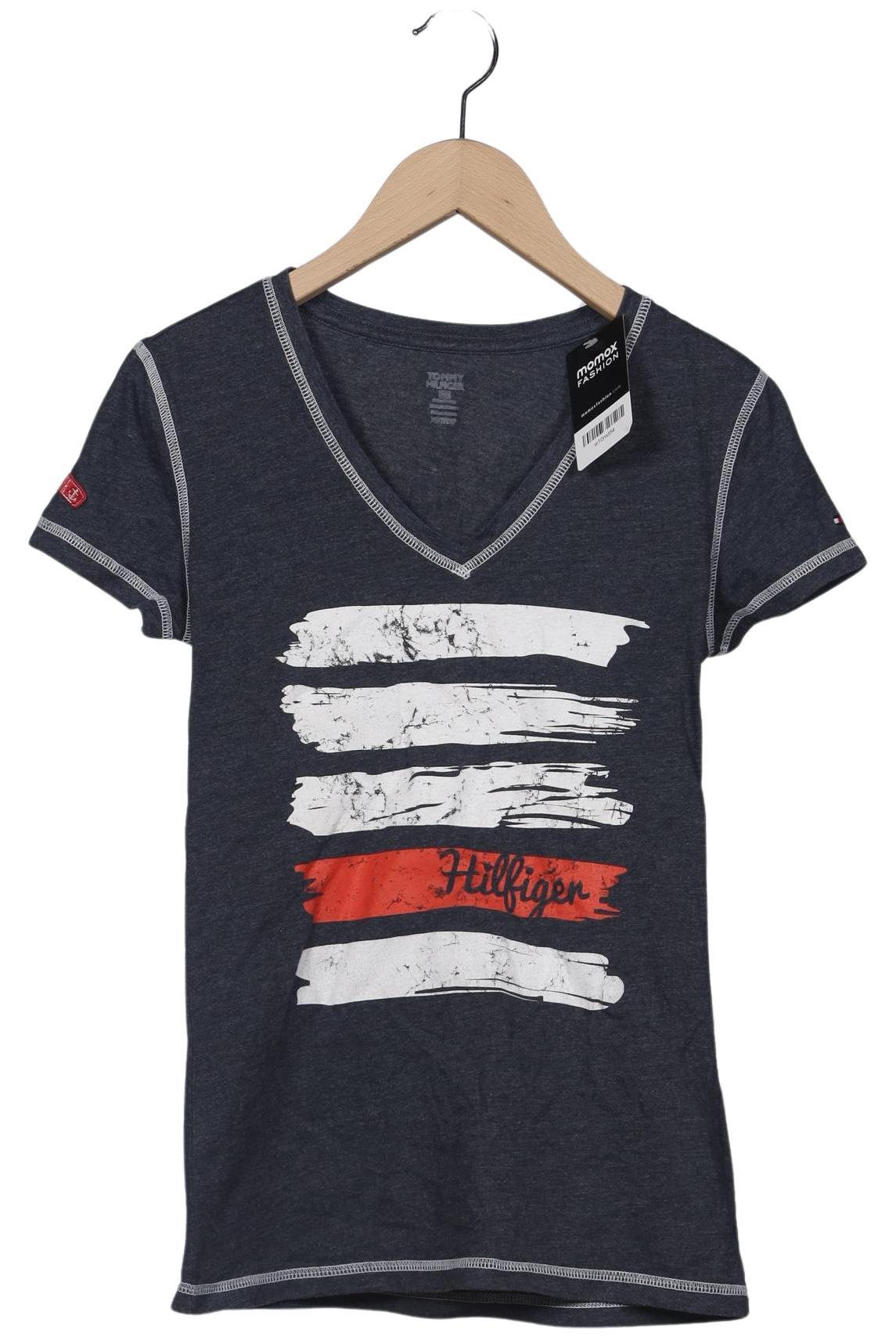 

Tommy Hilfiger Damen T-Shirt, marineblau, Gr. 34