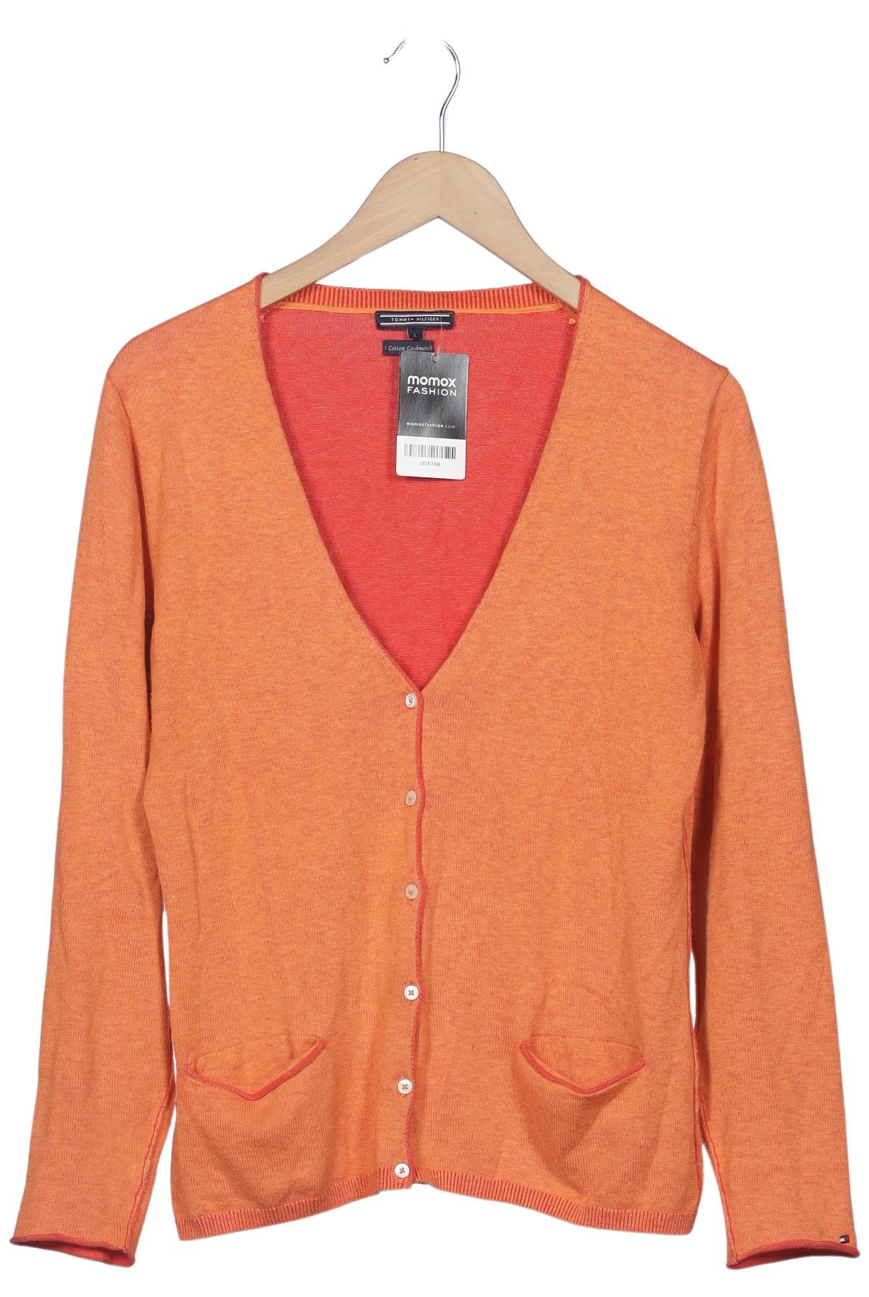 

Tommy Hilfiger Damen Strickjacke, orange, Gr. 42