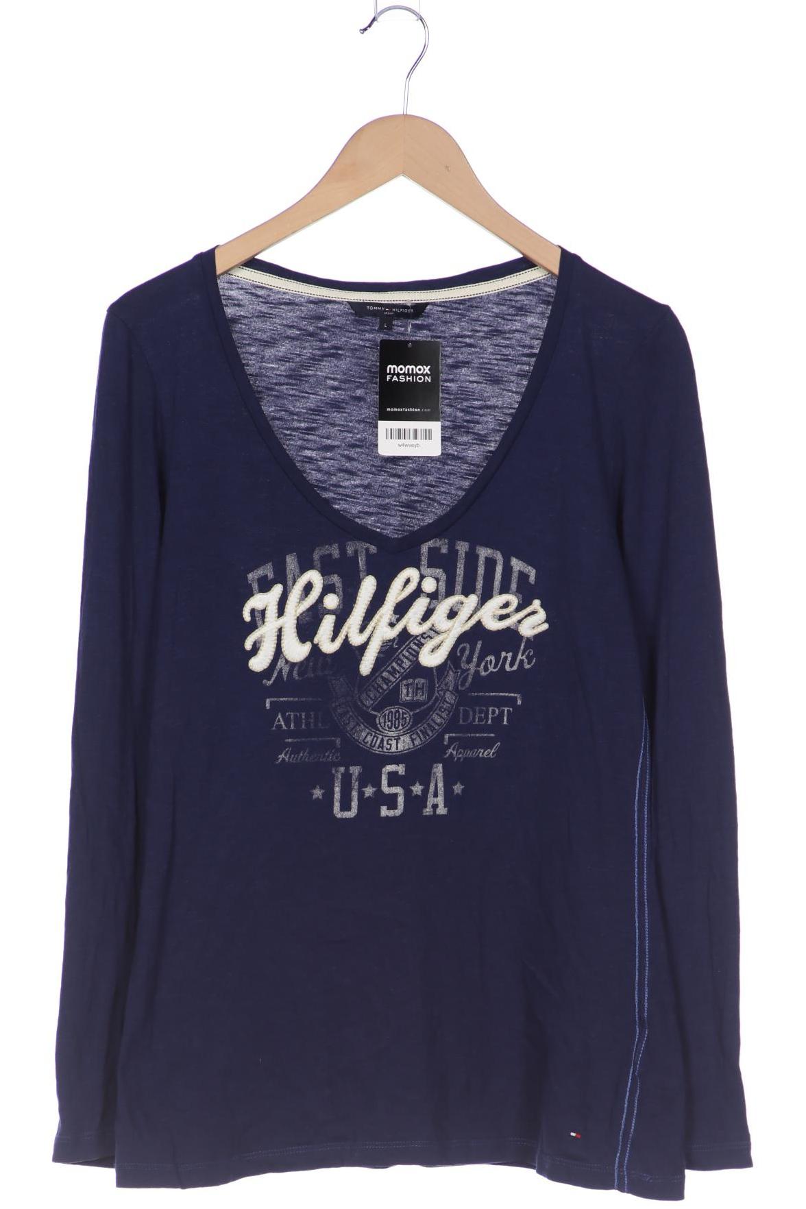 

Tommy Hilfiger Damen Langarmshirt, marineblau, Gr. 42