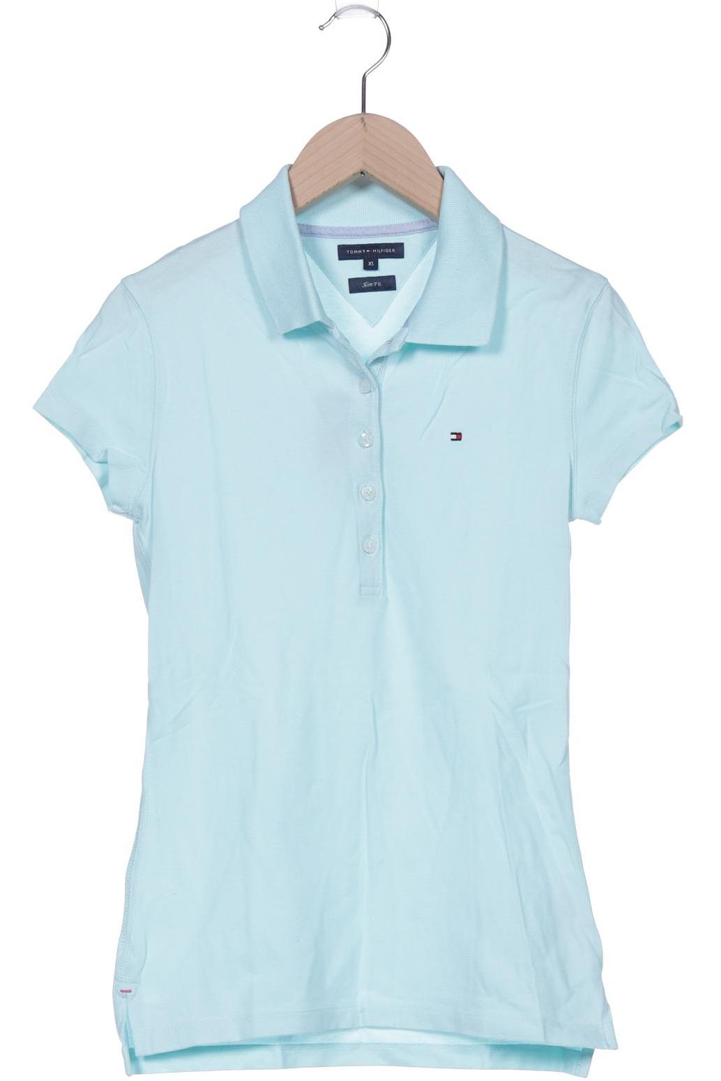 

Tommy Hilfiger Damen Poloshirt, hellblau, Gr. 34