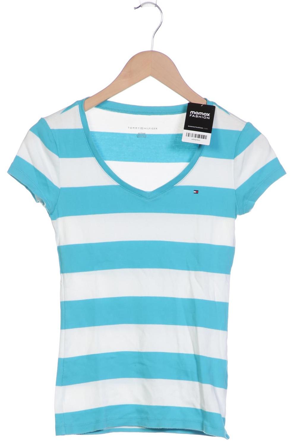 

Tommy Hilfiger Damen T-Shirt, blau, Gr. 34