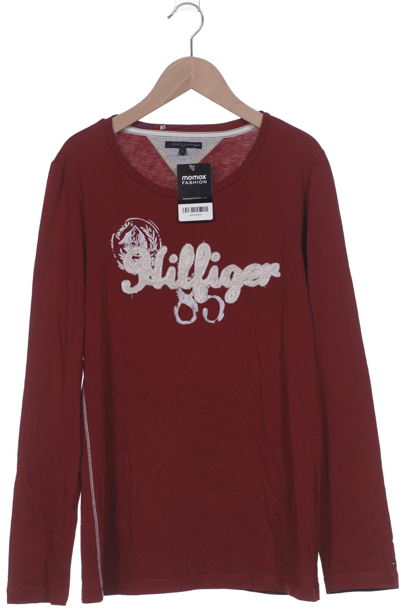

Tommy Hilfiger Damen Langarmshirt, bordeaux, Gr. 42