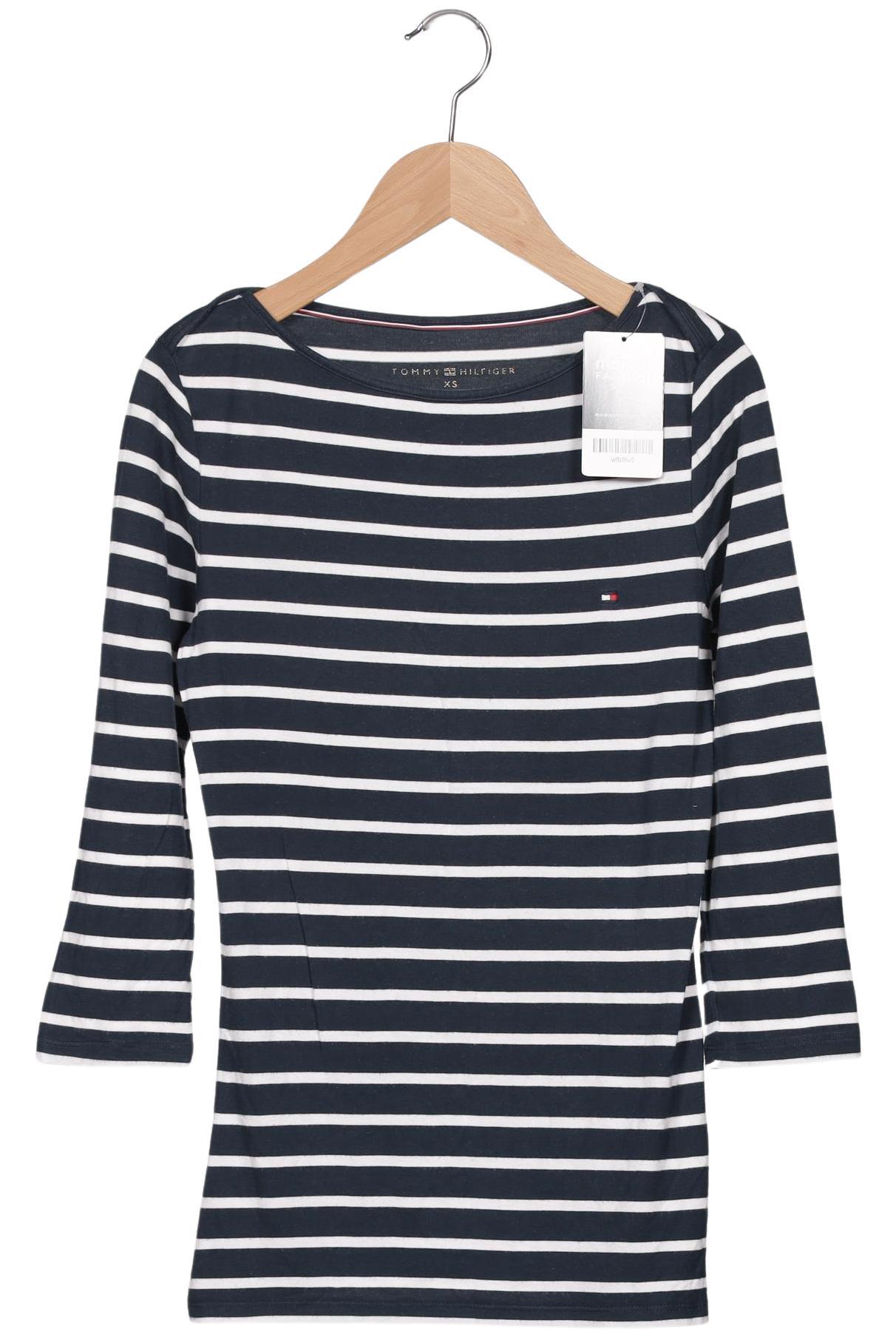 

Tommy Hilfiger Damen Langarmshirt, marineblau, Gr. 34