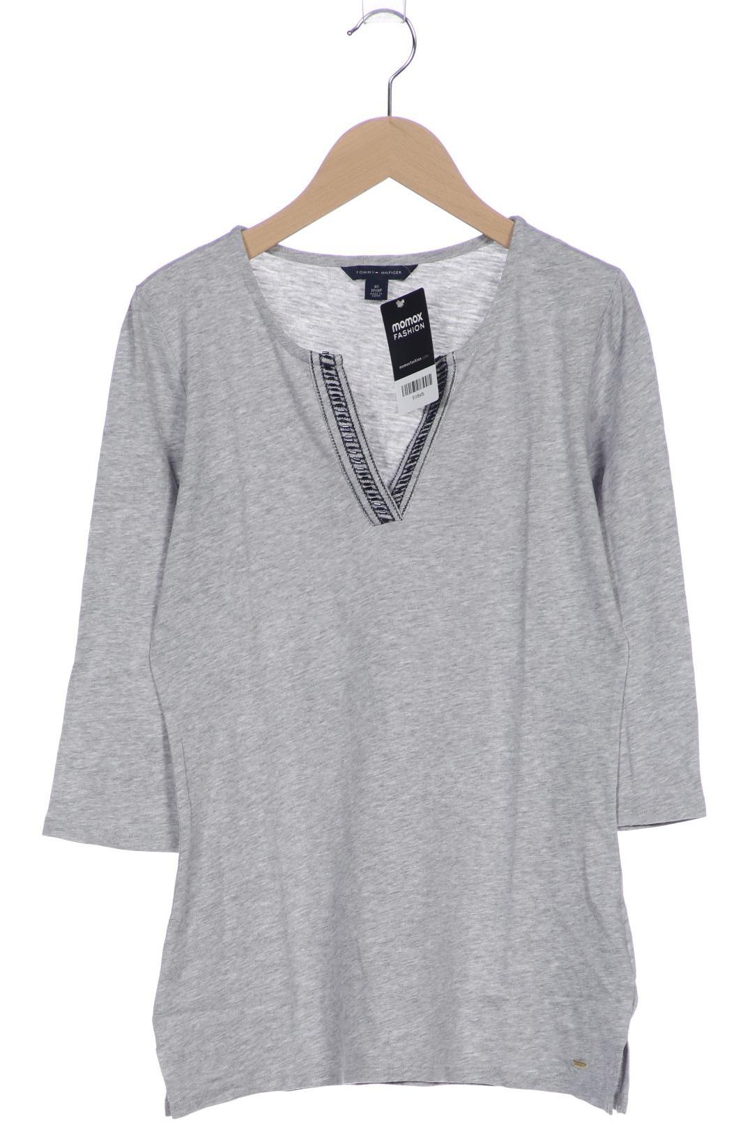 

Tommy Hilfiger Damen Langarmshirt, grau, Gr. 34