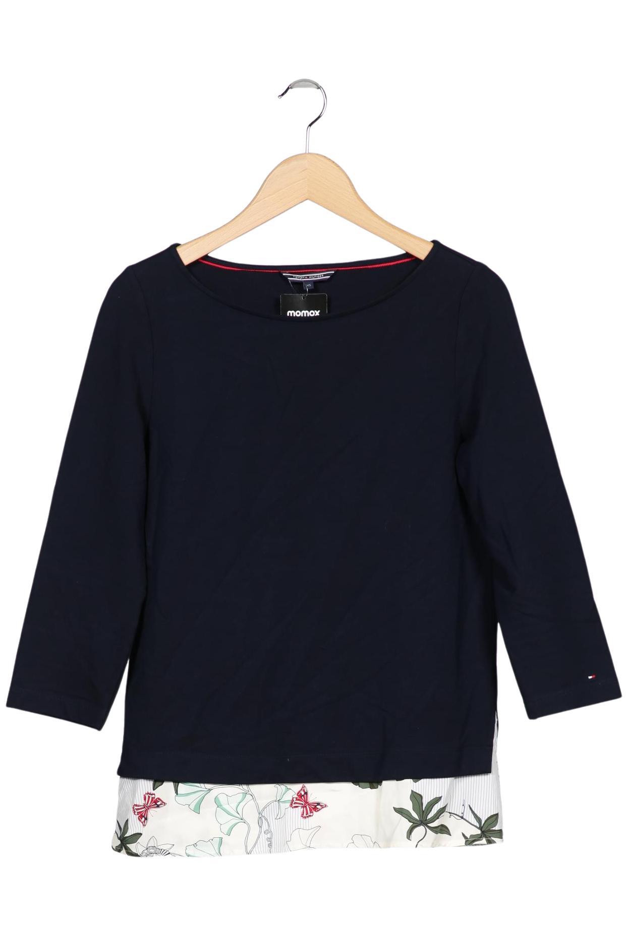 

Tommy Hilfiger Damen Langarmshirt, marineblau, Gr. 34