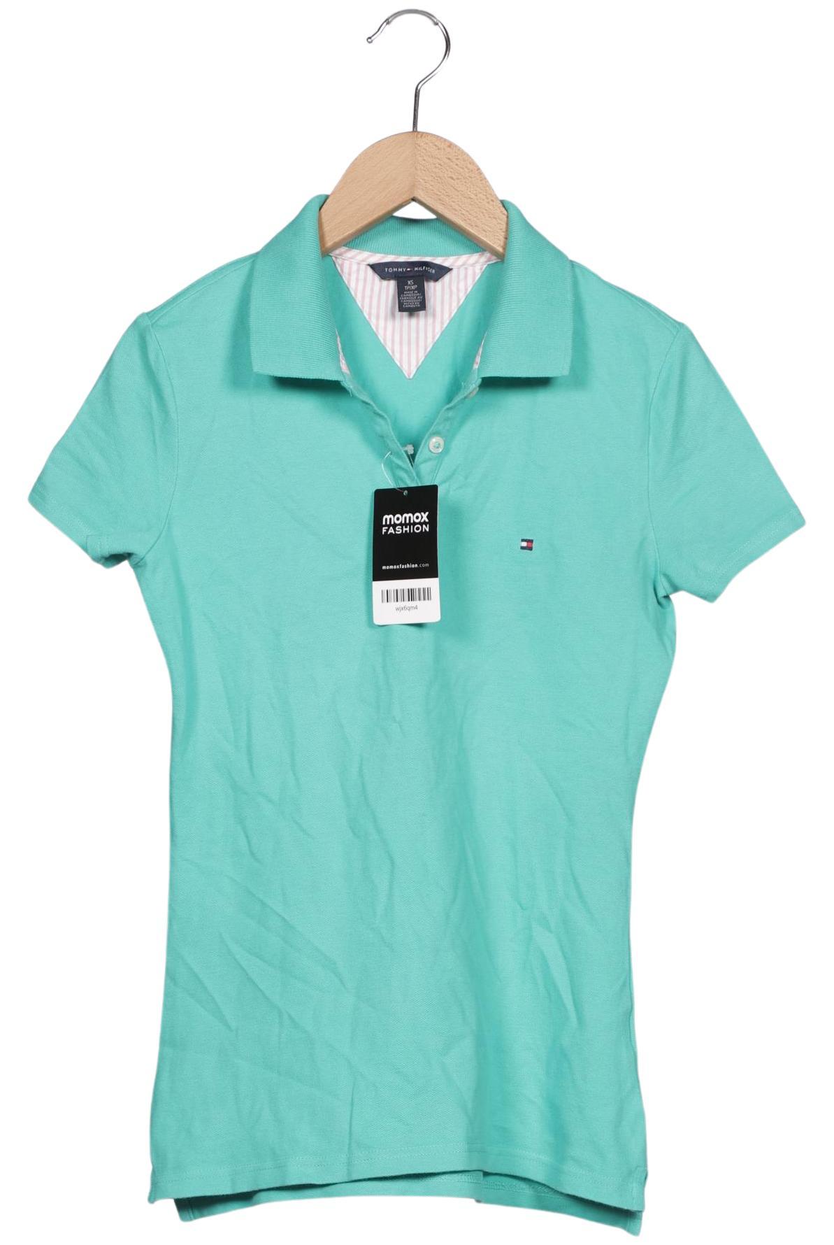 

Tommy Hilfiger Damen Poloshirt, türkis, Gr. 34