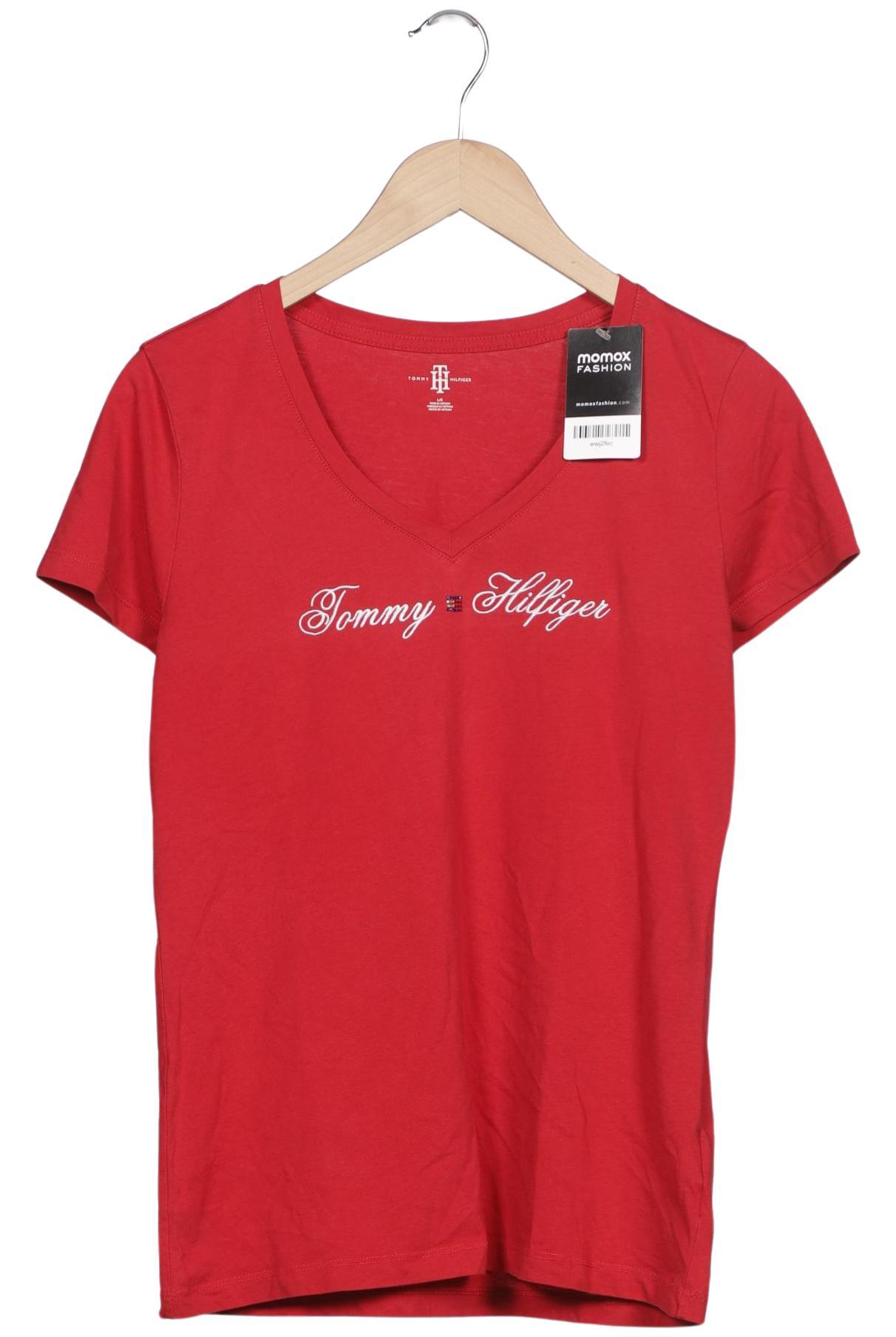 

Tommy Hilfiger Damen T-Shirt, rot, Gr. 42