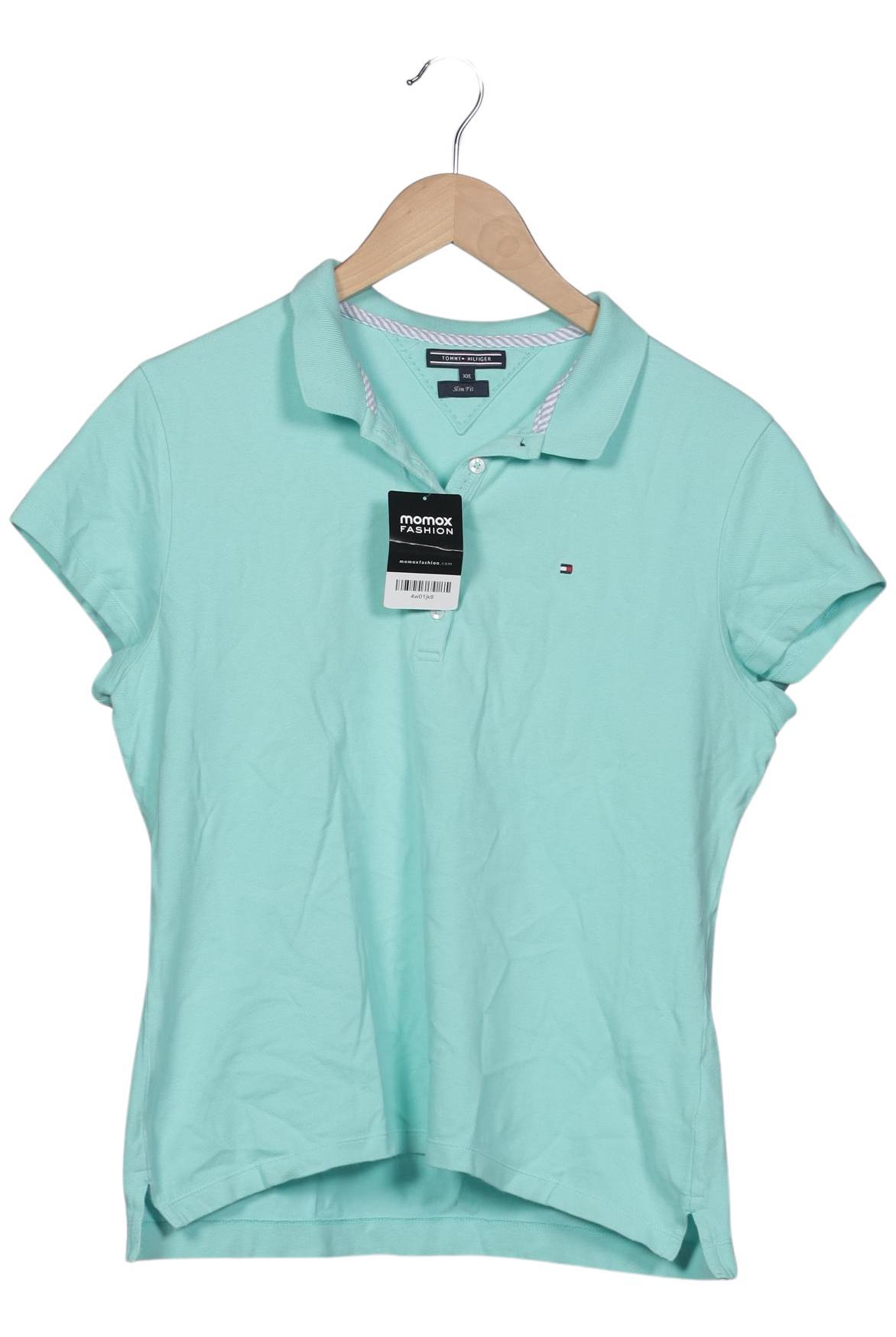 

Tommy Hilfiger Damen Poloshirt, türkis, Gr. 46