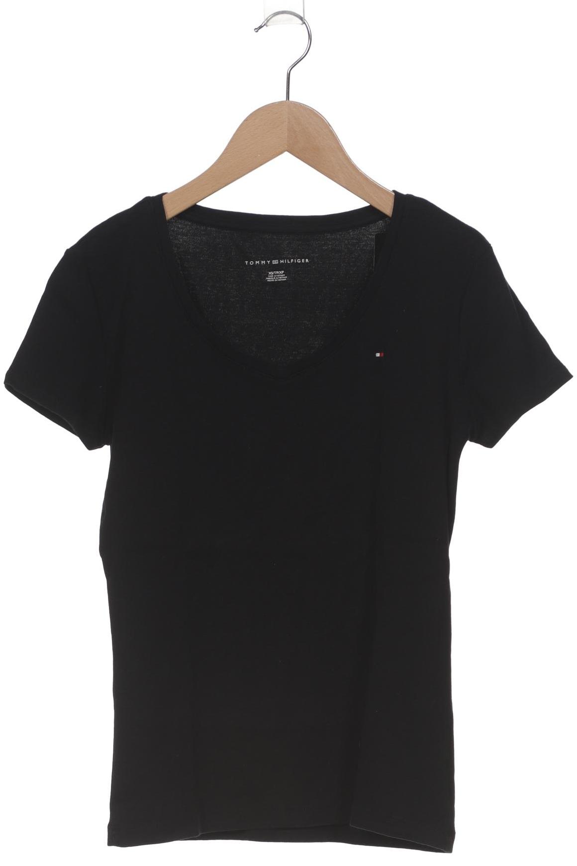 

Tommy Hilfiger Damen T-Shirt, schwarz, Gr. 34
