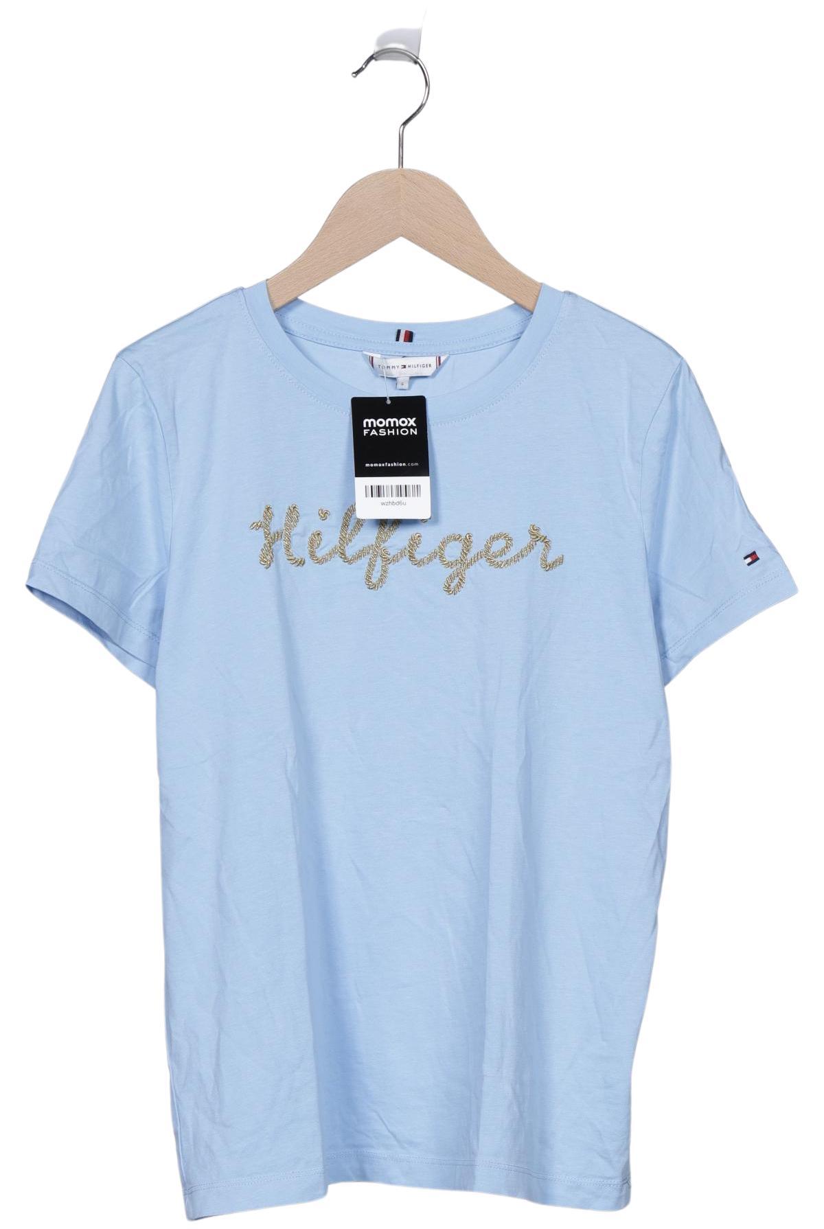 

Tommy Hilfiger Damen T-Shirt, hellblau, Gr. 36