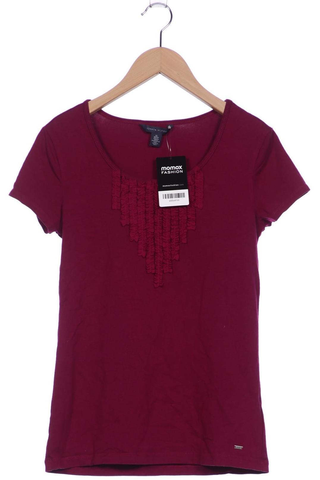 

Tommy Hilfiger Damen T-Shirt, bordeaux, Gr. 34