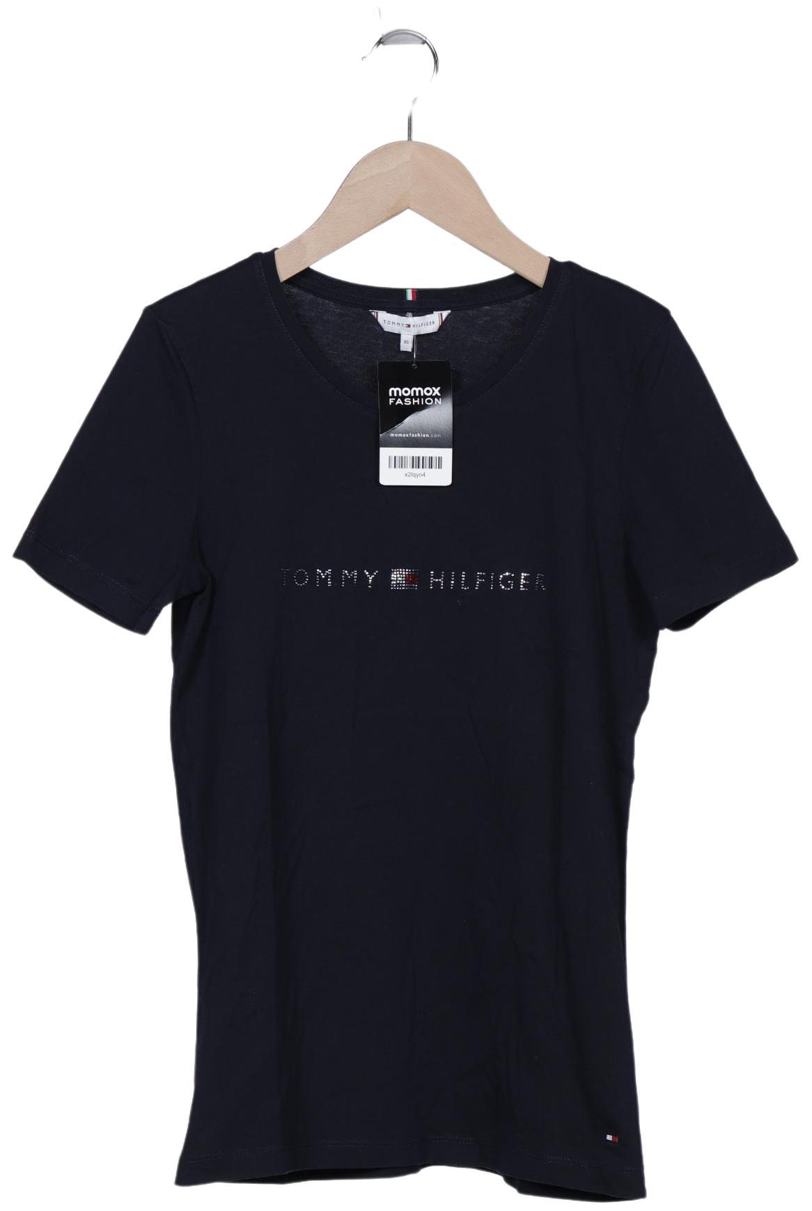 

Tommy Hilfiger Damen T-Shirt, marineblau, Gr. 34