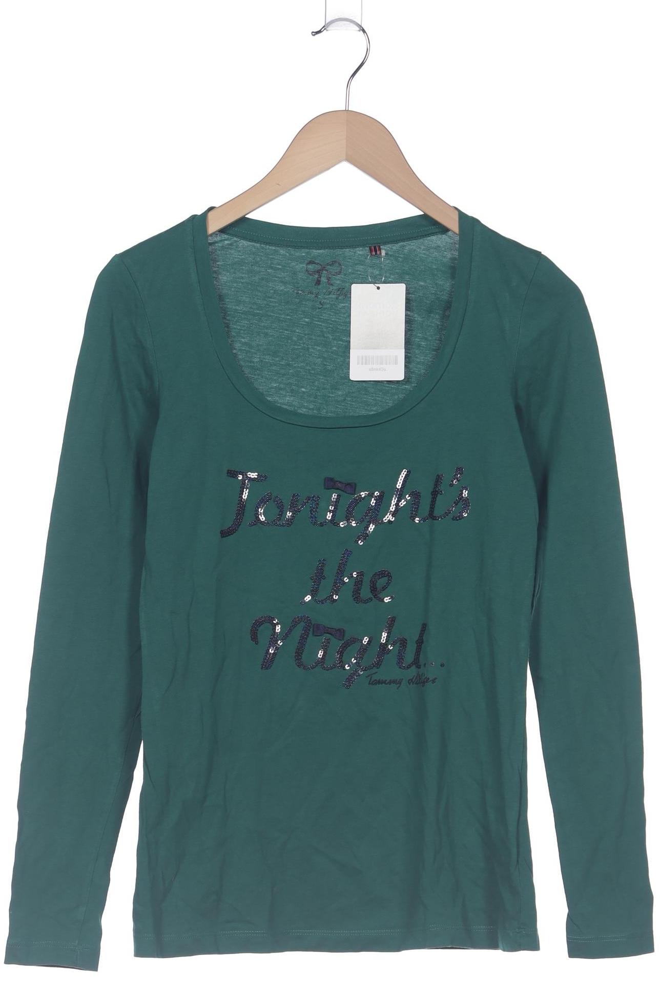 

Tommy Hilfiger Damen Langarmshirt, grün, Gr. 36