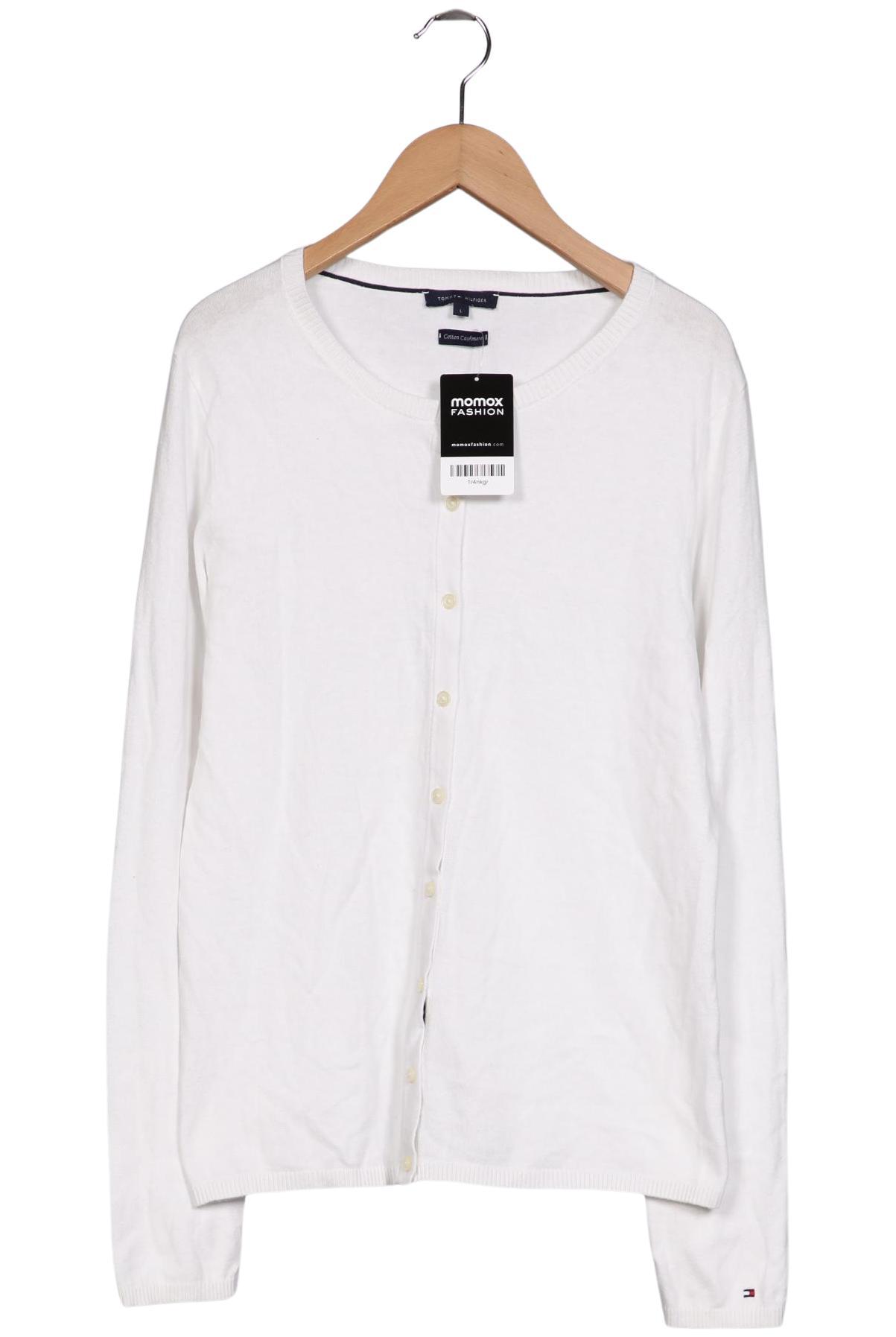 

Tommy Hilfiger Damen Strickjacke, weiß, Gr. 42