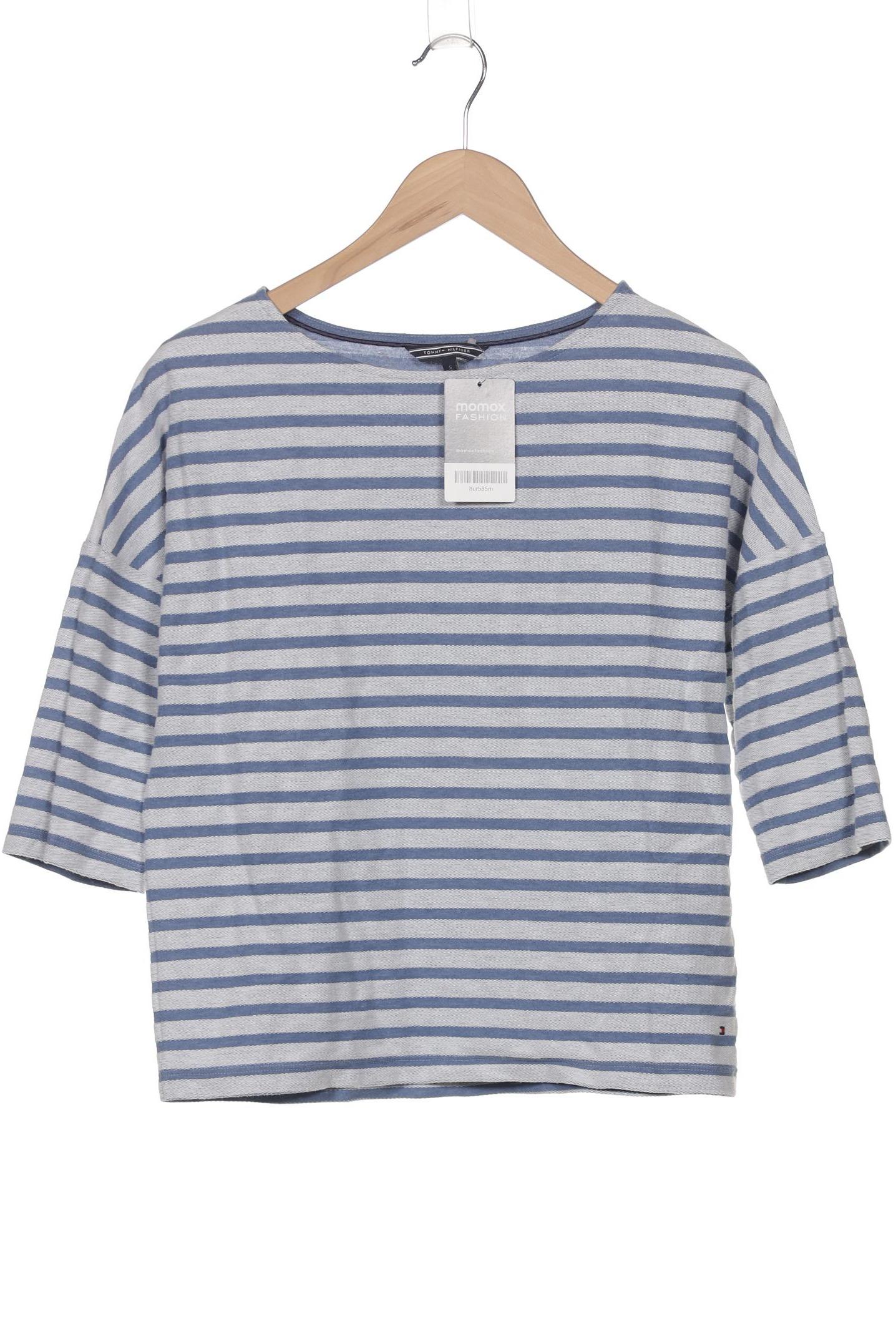 

Tommy Hilfiger Damen Langarmshirt, blau, Gr. 36