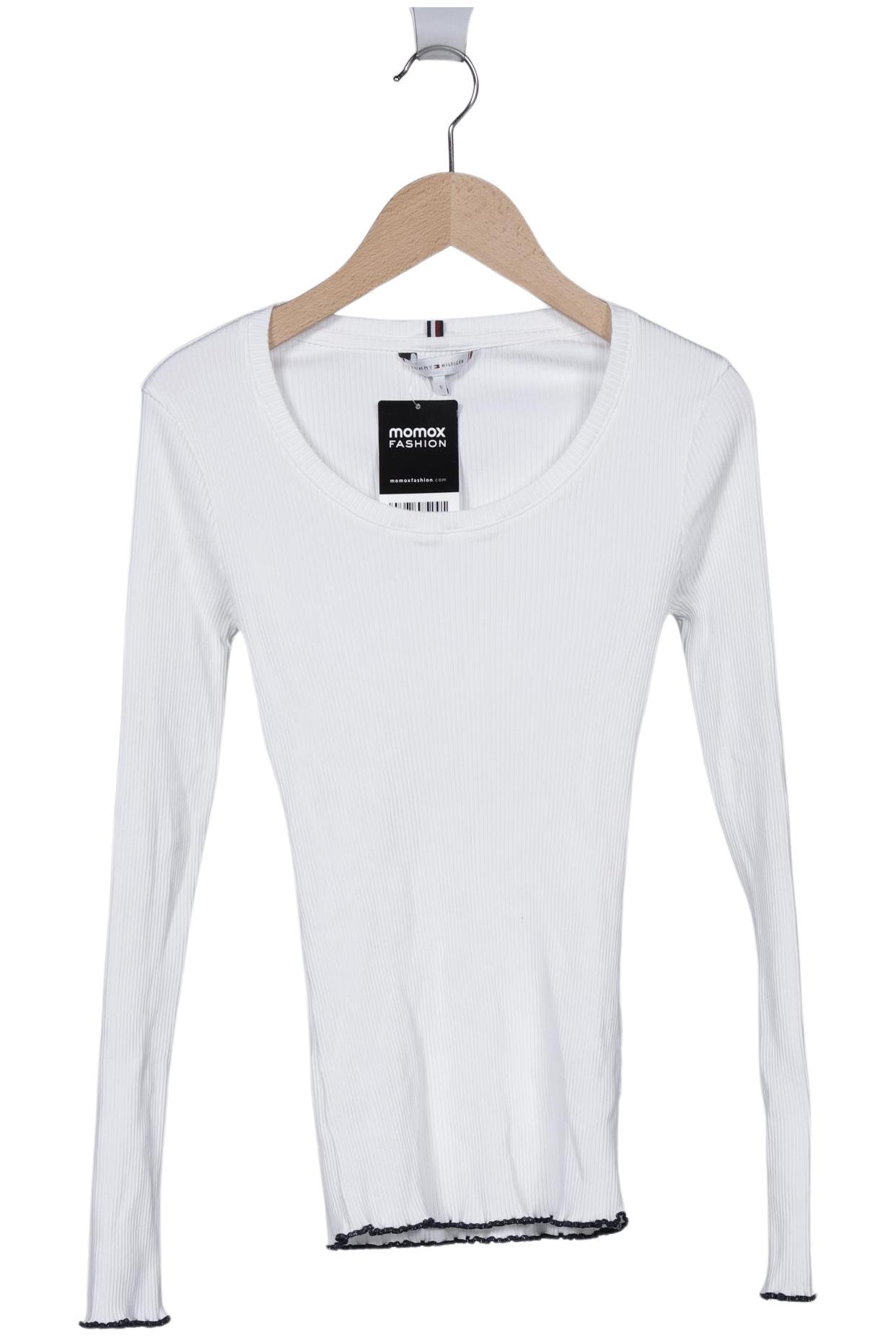 

Tommy Hilfiger Damen Langarmshirt, weiß, Gr. 36