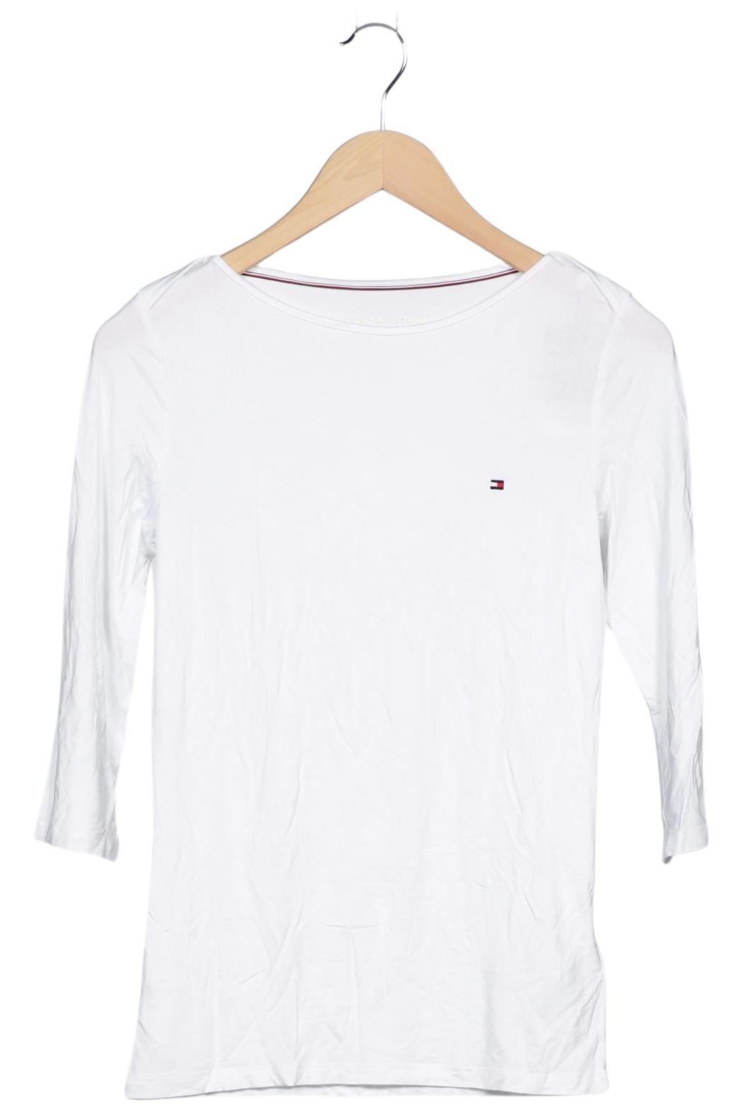 

Tommy Hilfiger Damen Langarmshirt, weiß, Gr. 36