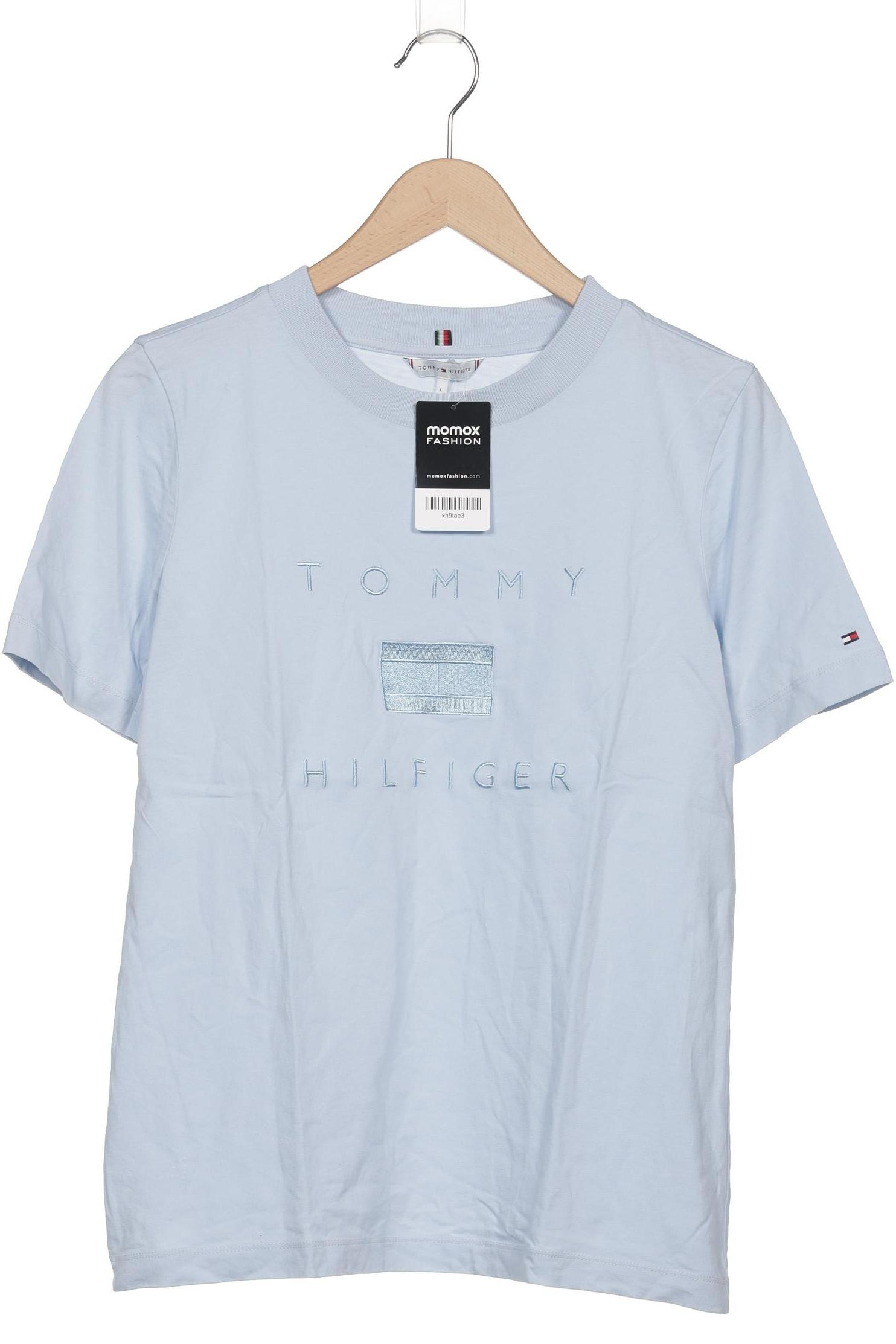 

Tommy Hilfiger Damen T-Shirt, hellblau, Gr. 42