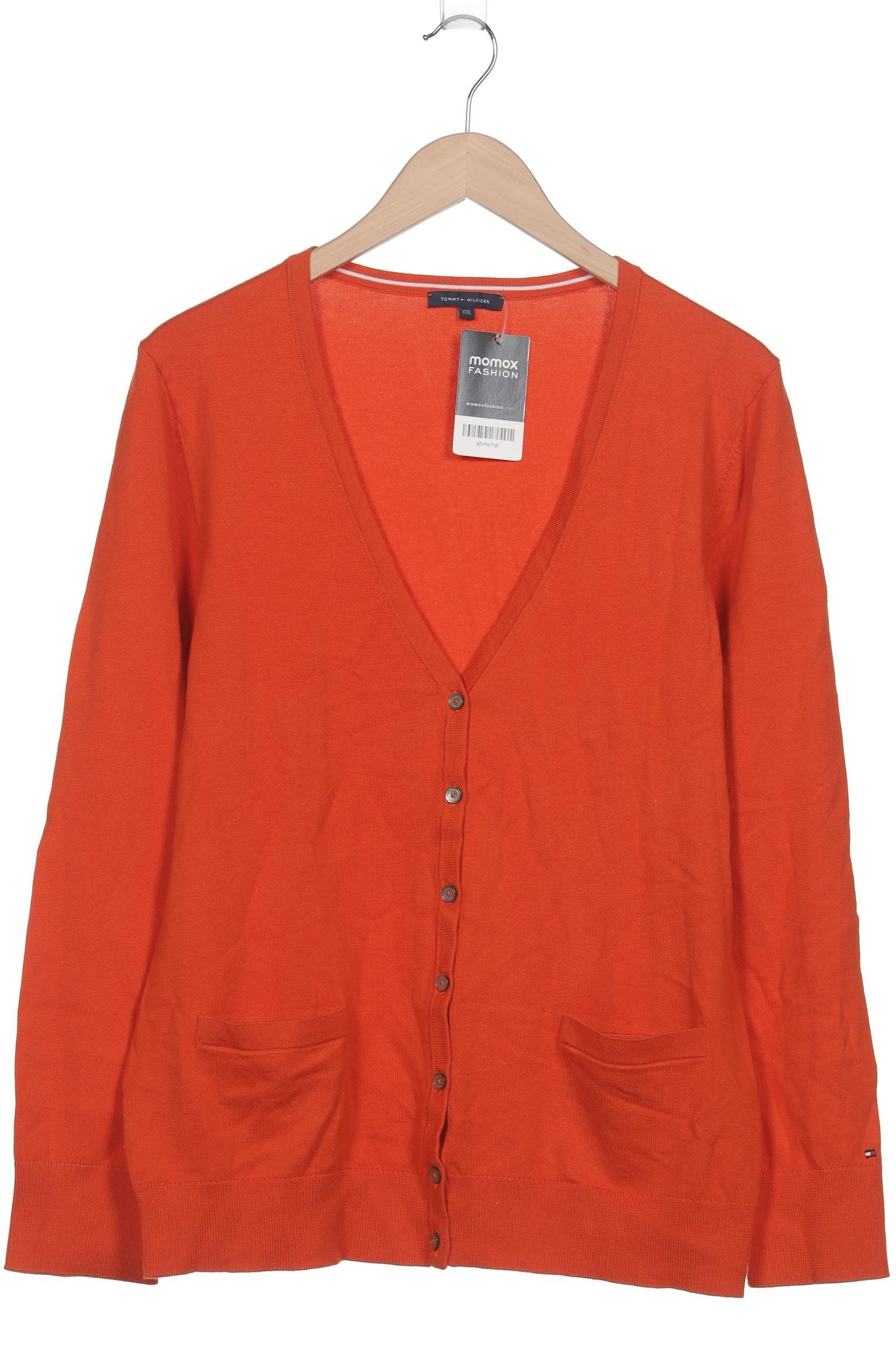 

Tommy Hilfiger Damen Strickjacke, orange, Gr. 46