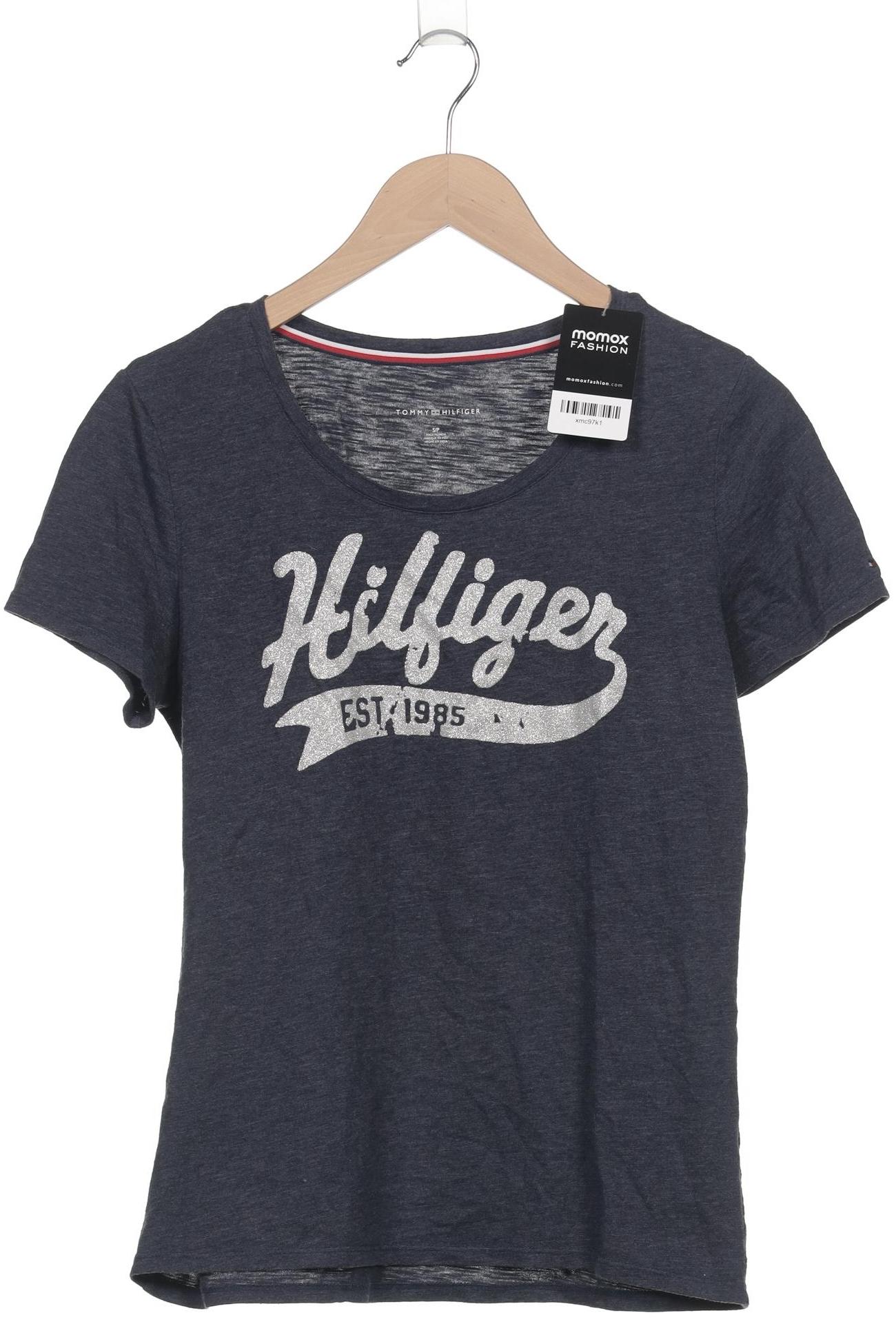 

Tommy Hilfiger Damen T-Shirt, marineblau, Gr. 36