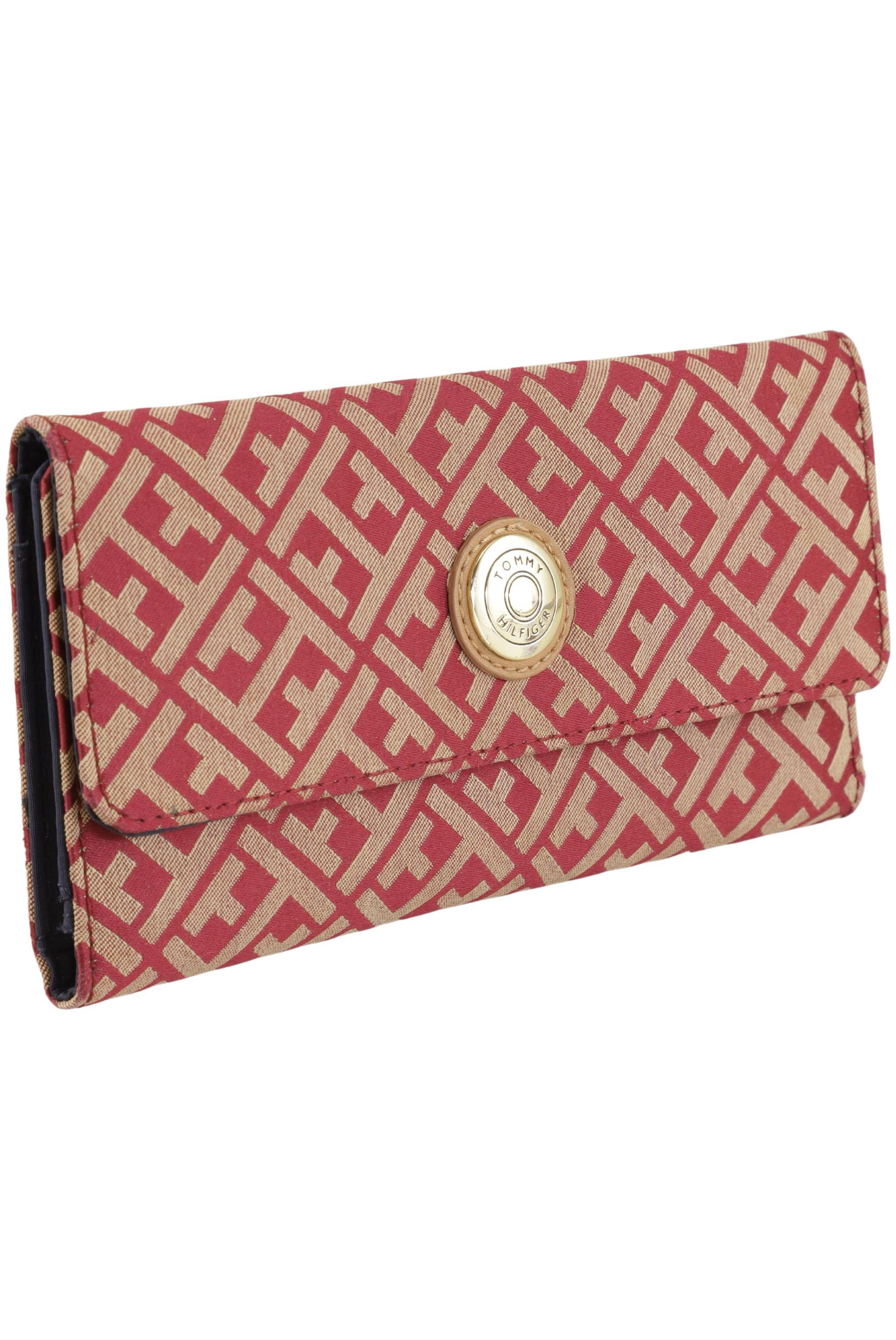 

Tommy Hilfiger Damen Portemonnaie, rot, Gr.