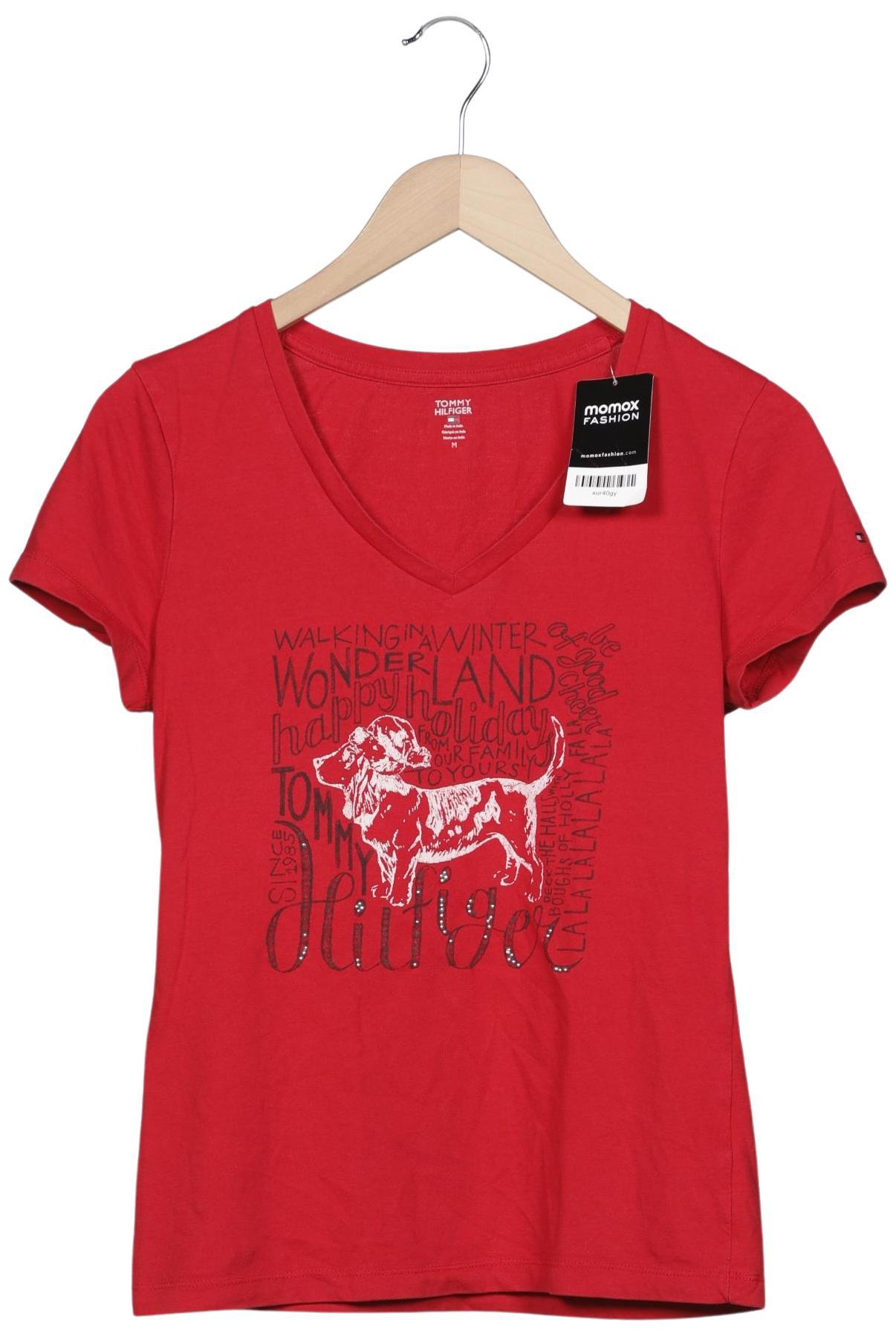 

Tommy Hilfiger Damen T-Shirt, rot, Gr. 38