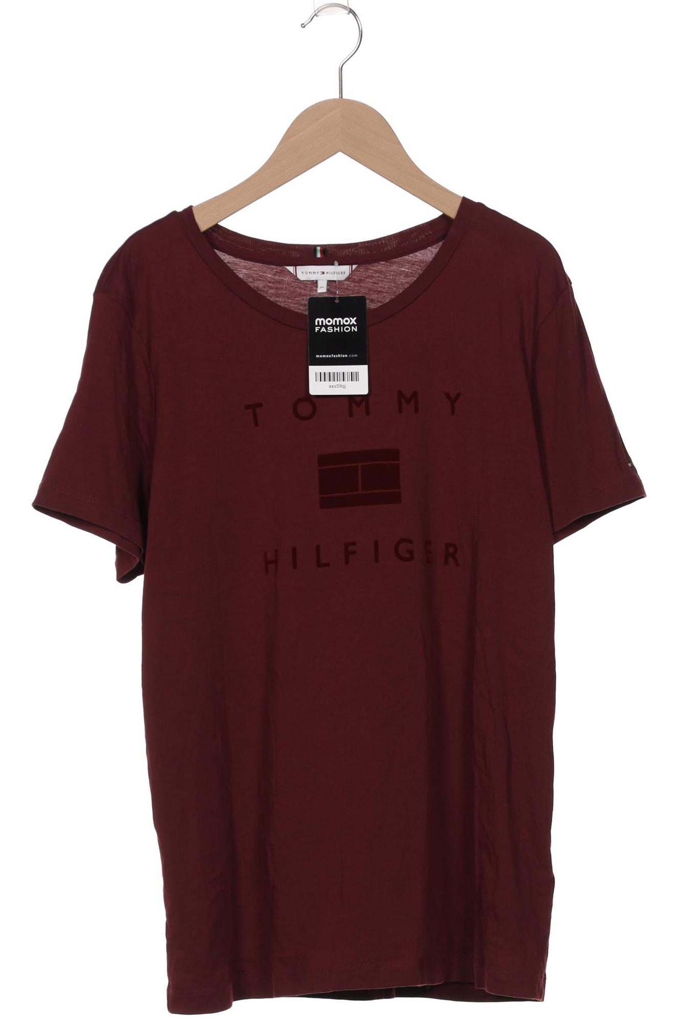 

Tommy Hilfiger Damen T-Shirt, bordeaux, Gr. 44