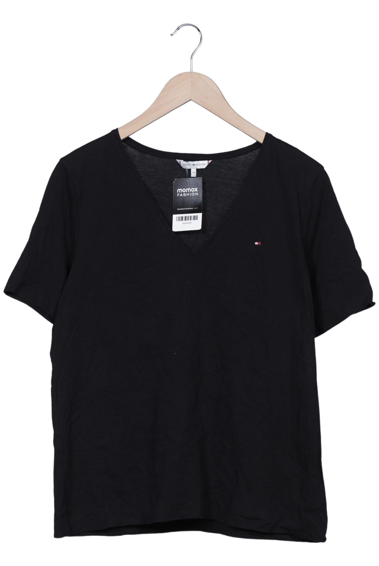 

Tommy Hilfiger Damen T-Shirt, schwarz, Gr. 46