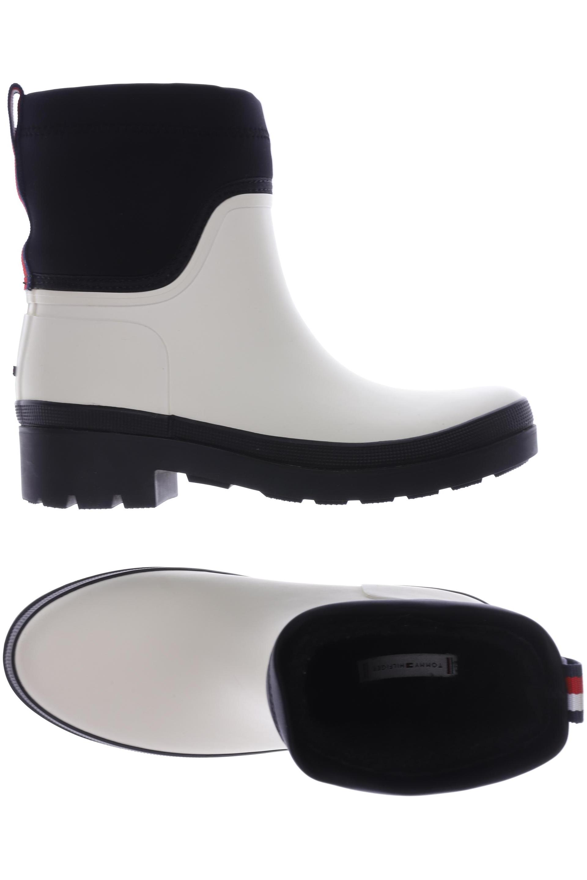

Tommy Hilfiger Damen Stiefelette, cremeweiß