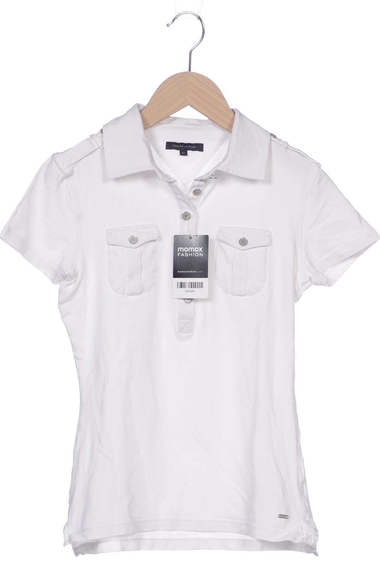 

Tommy Hilfiger Damen Poloshirt, weiß, Gr. 34