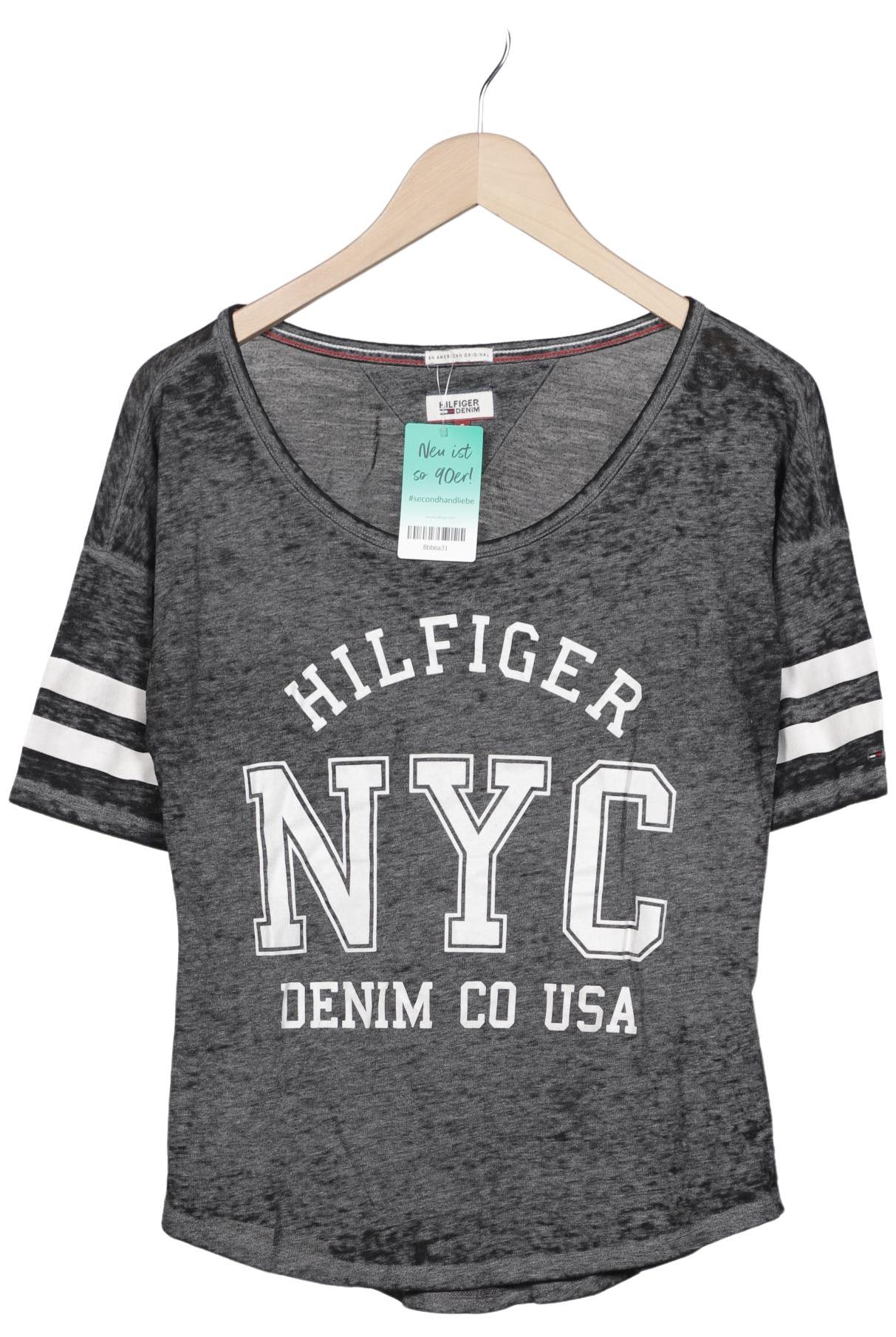 

Tommy Hilfiger Damen T-Shirt, grau, Gr. 36