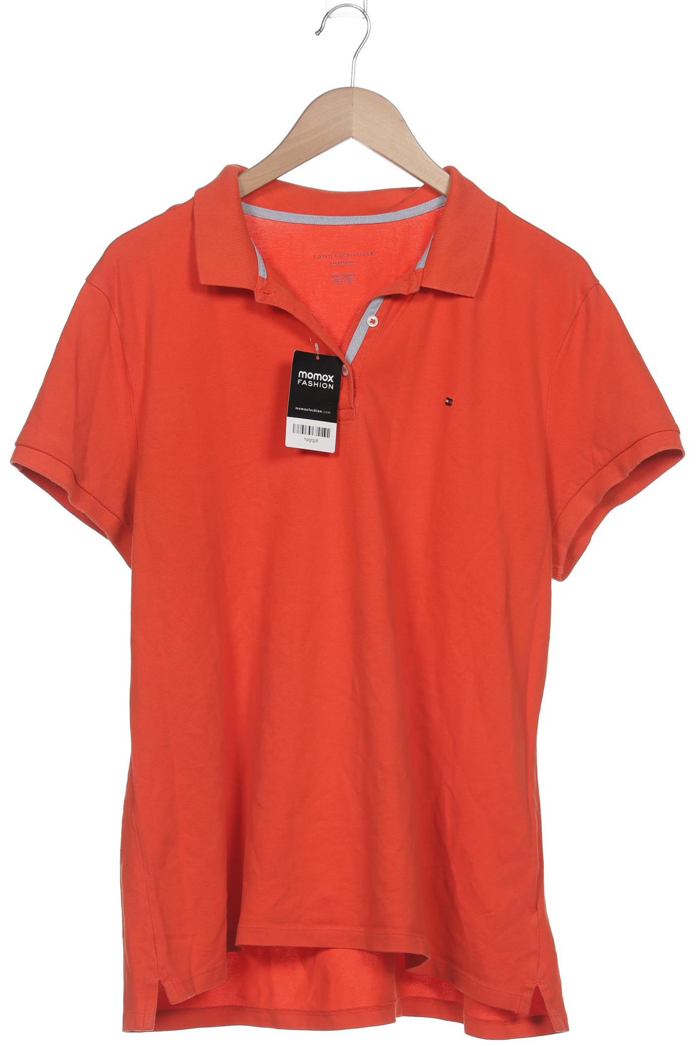 

Tommy Hilfiger Damen Poloshirt, orange, Gr. 46