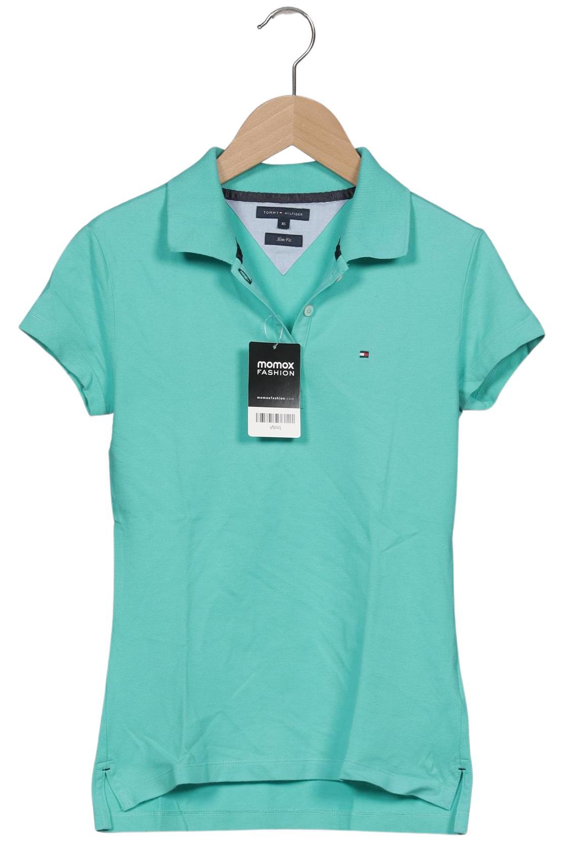 

Tommy Hilfiger Damen Poloshirt, türkis, Gr. 34