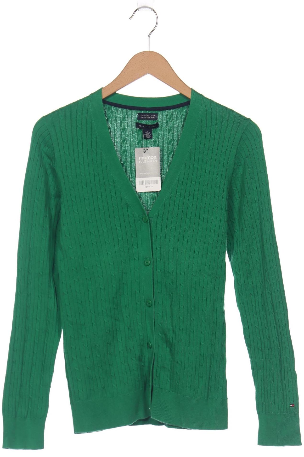 

Tommy Hilfiger Damen Strickjacke, grün, Gr. 38