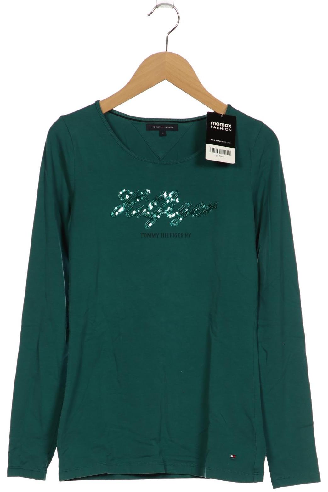 

Tommy Hilfiger Damen Langarmshirt, türkis, Gr. 36