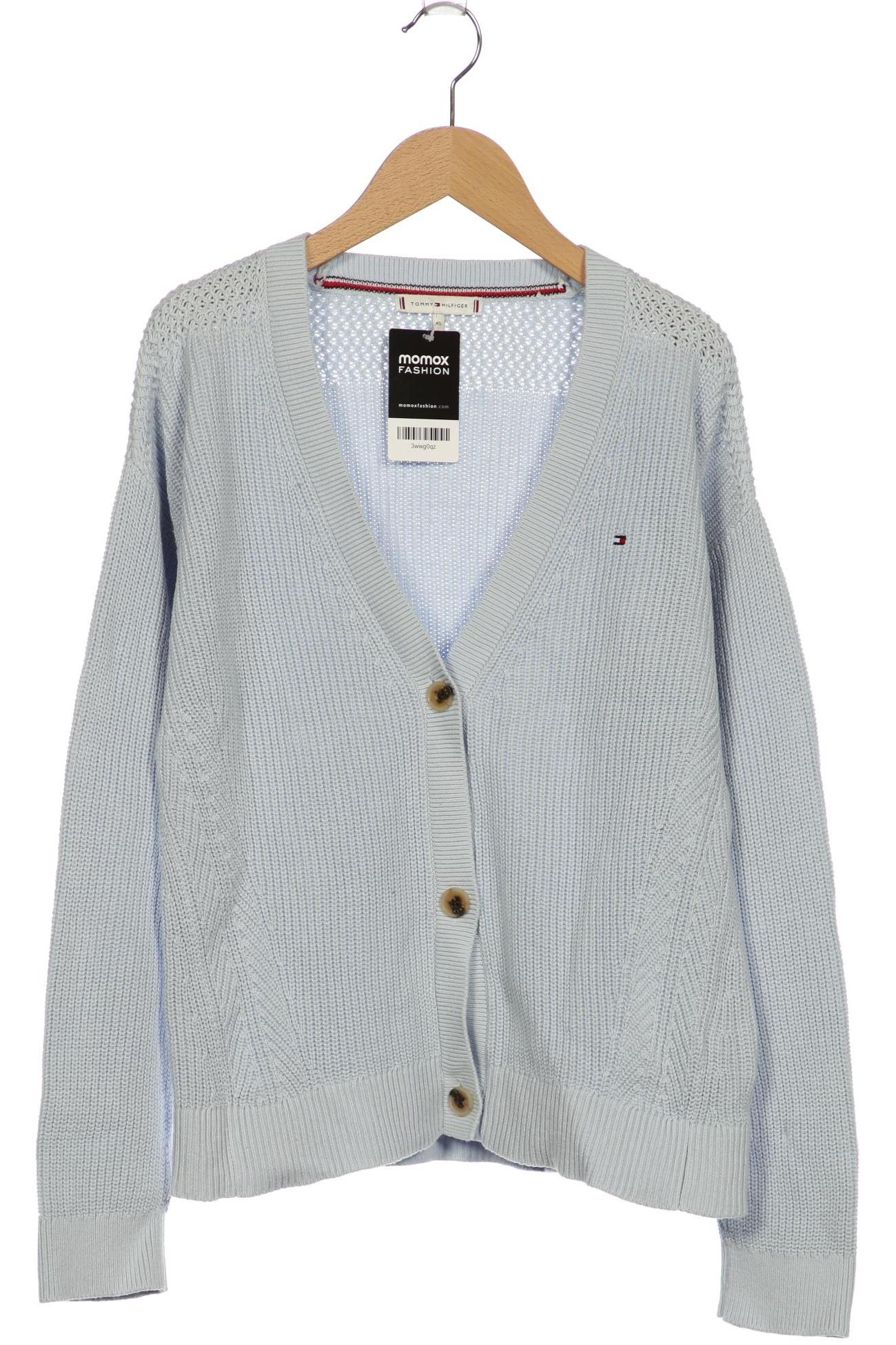 

Tommy Hilfiger Damen Strickjacke, hellblau, Gr. 34