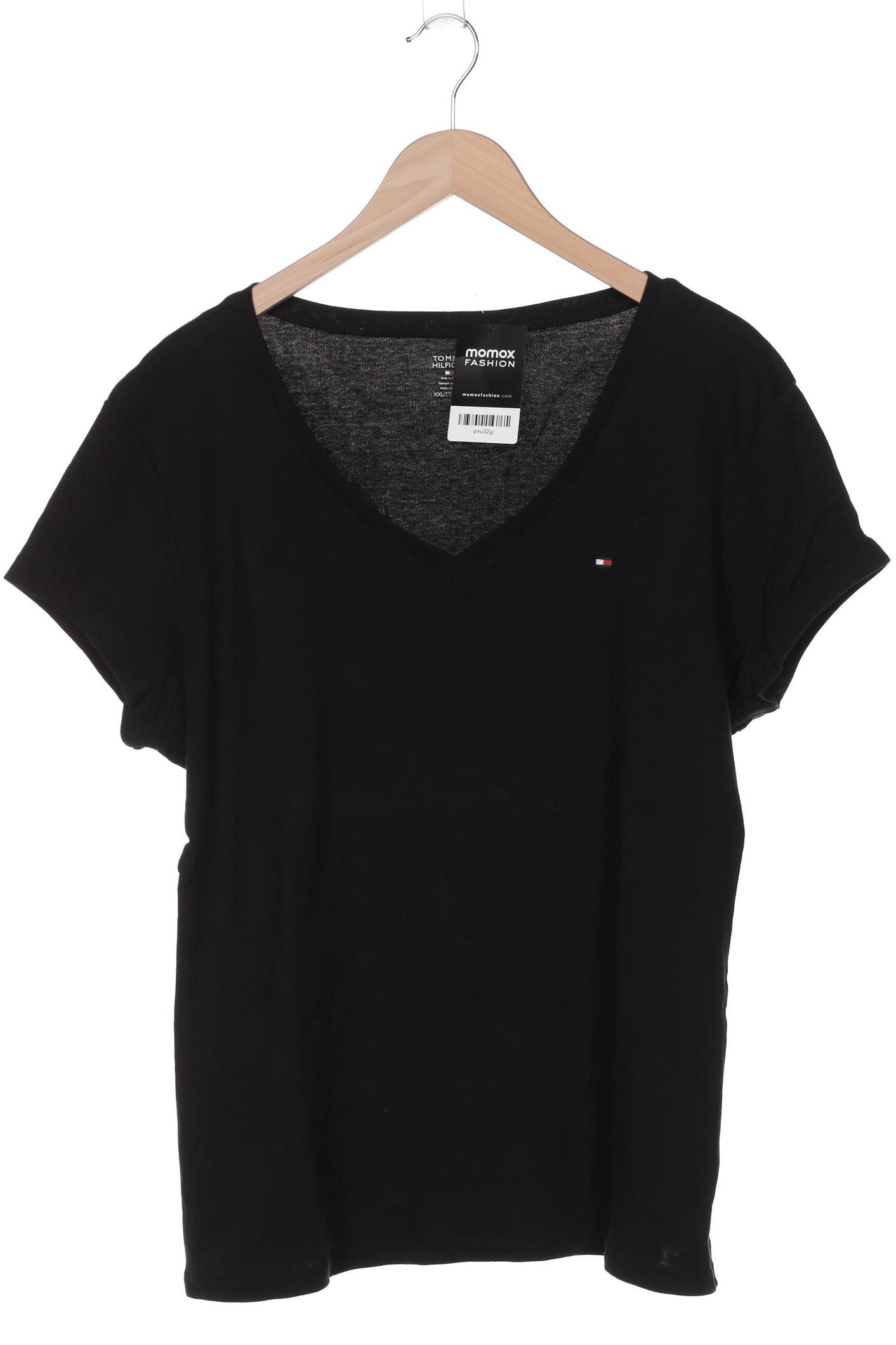

Tommy Hilfiger Damen T-Shirt, schwarz, Gr. 46