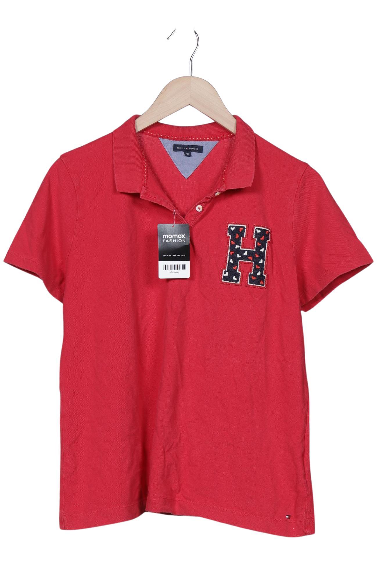 

Tommy Hilfiger Damen Poloshirt, rot, Gr. 46