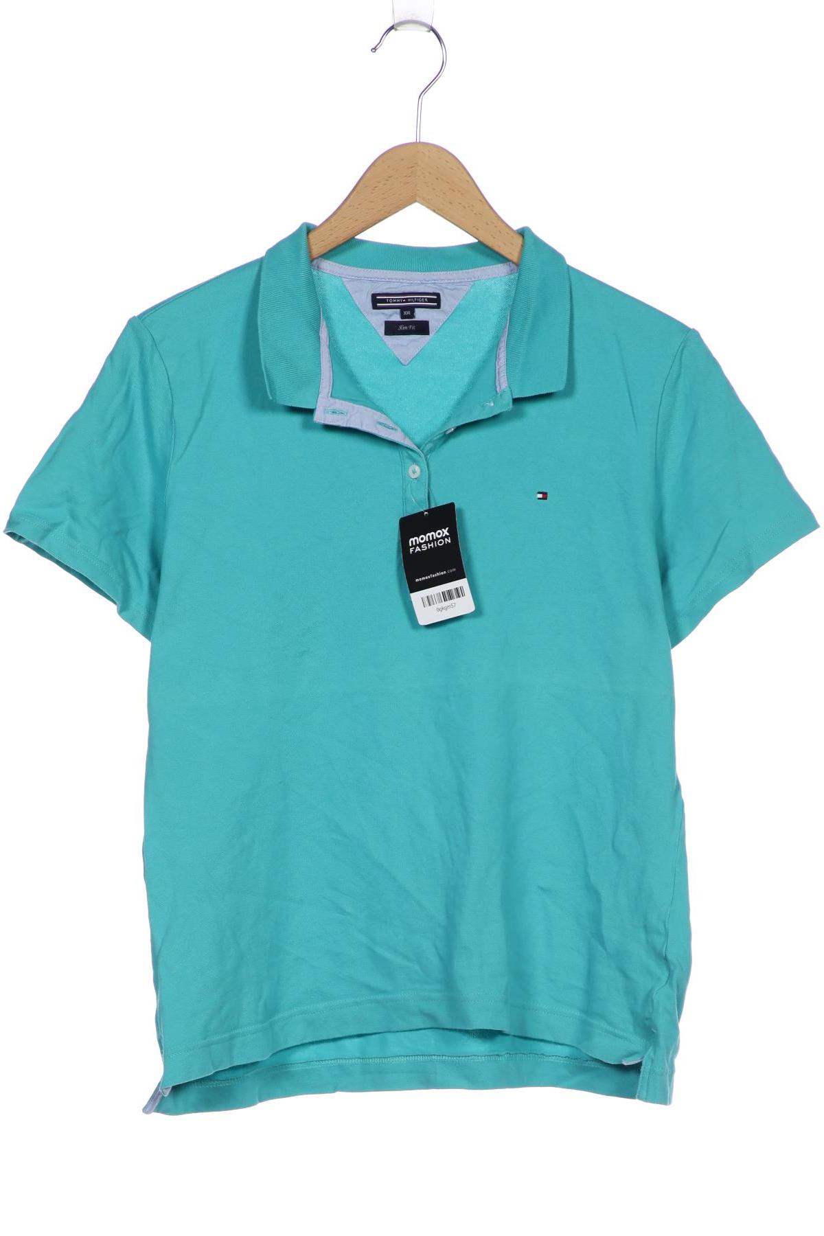 

Tommy Hilfiger Damen Poloshirt, türkis, Gr. 46