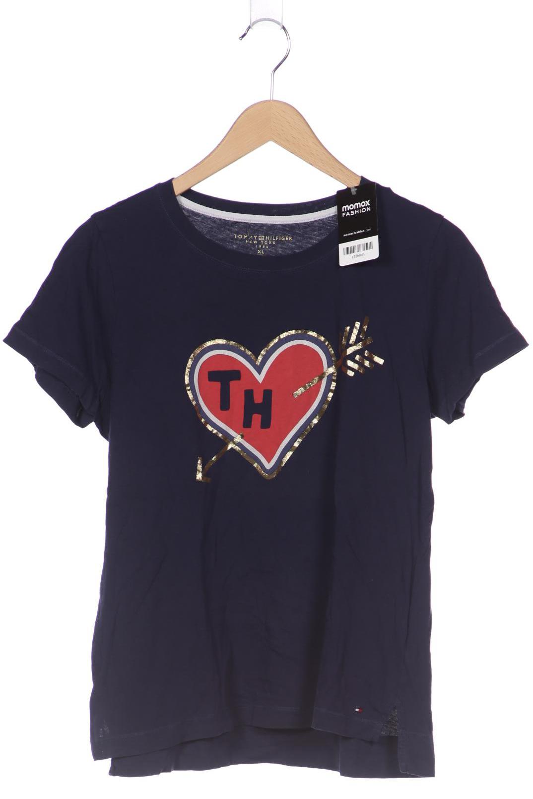 

Tommy Hilfiger Damen T-Shirt, marineblau, Gr. 44