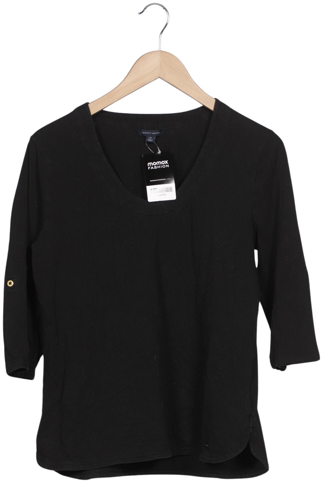

Tommy Hilfiger Damen Langarmshirt, schwarz, Gr. 42
