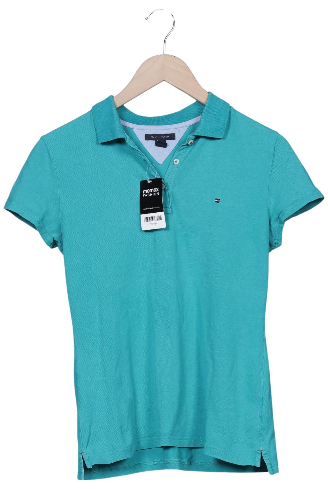 

Tommy Hilfiger Damen Poloshirt, türkis, Gr. 38