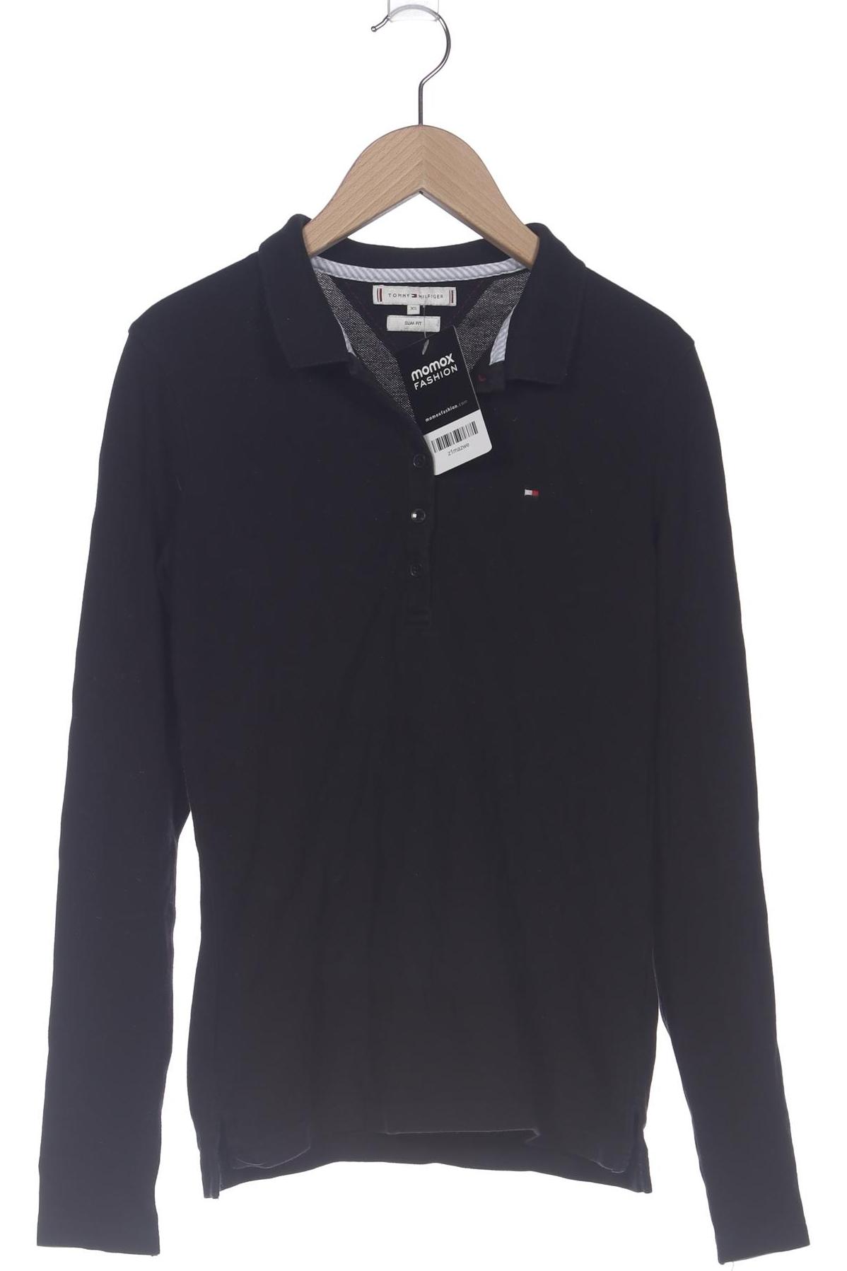 

Tommy Hilfiger Damen Langarmshirt, schwarz, Gr. 34