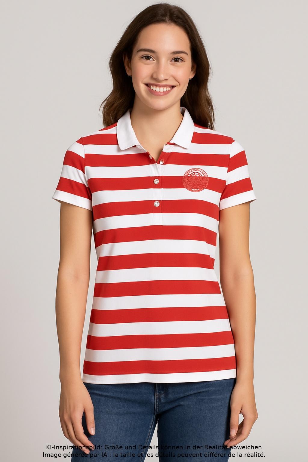 

Tommy Hilfiger Damen Poloshirt, mehrfarbig, Gr. 38