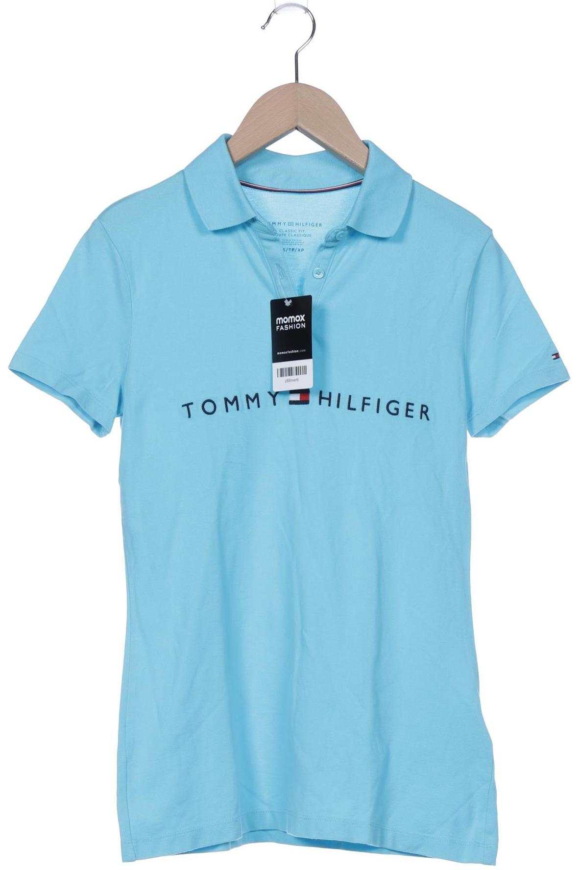 

Tommy Hilfiger Damen Poloshirt, blau, Gr. 34