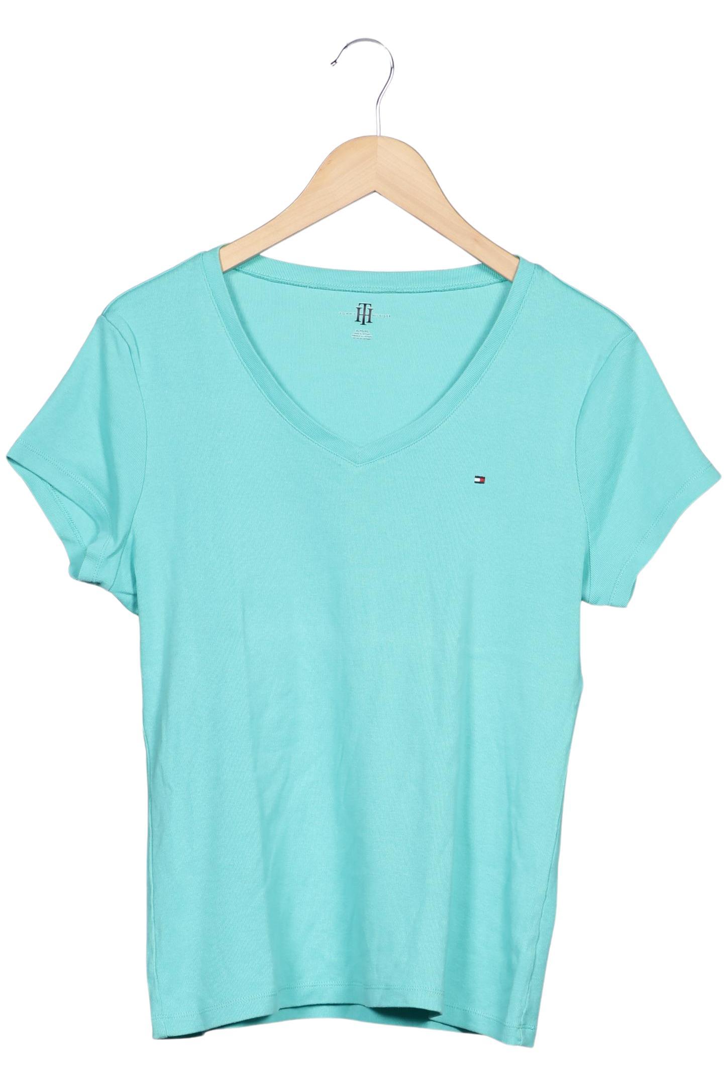 

Tommy Hilfiger Damen T-Shirt, türkis, Gr. 44