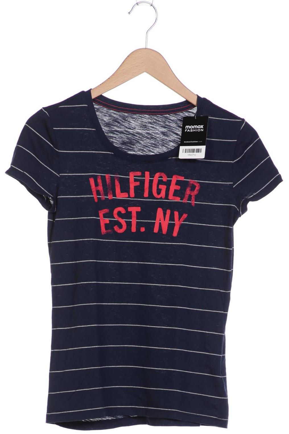 

Tommy Hilfiger Damen T-Shirt, marineblau, Gr. 34