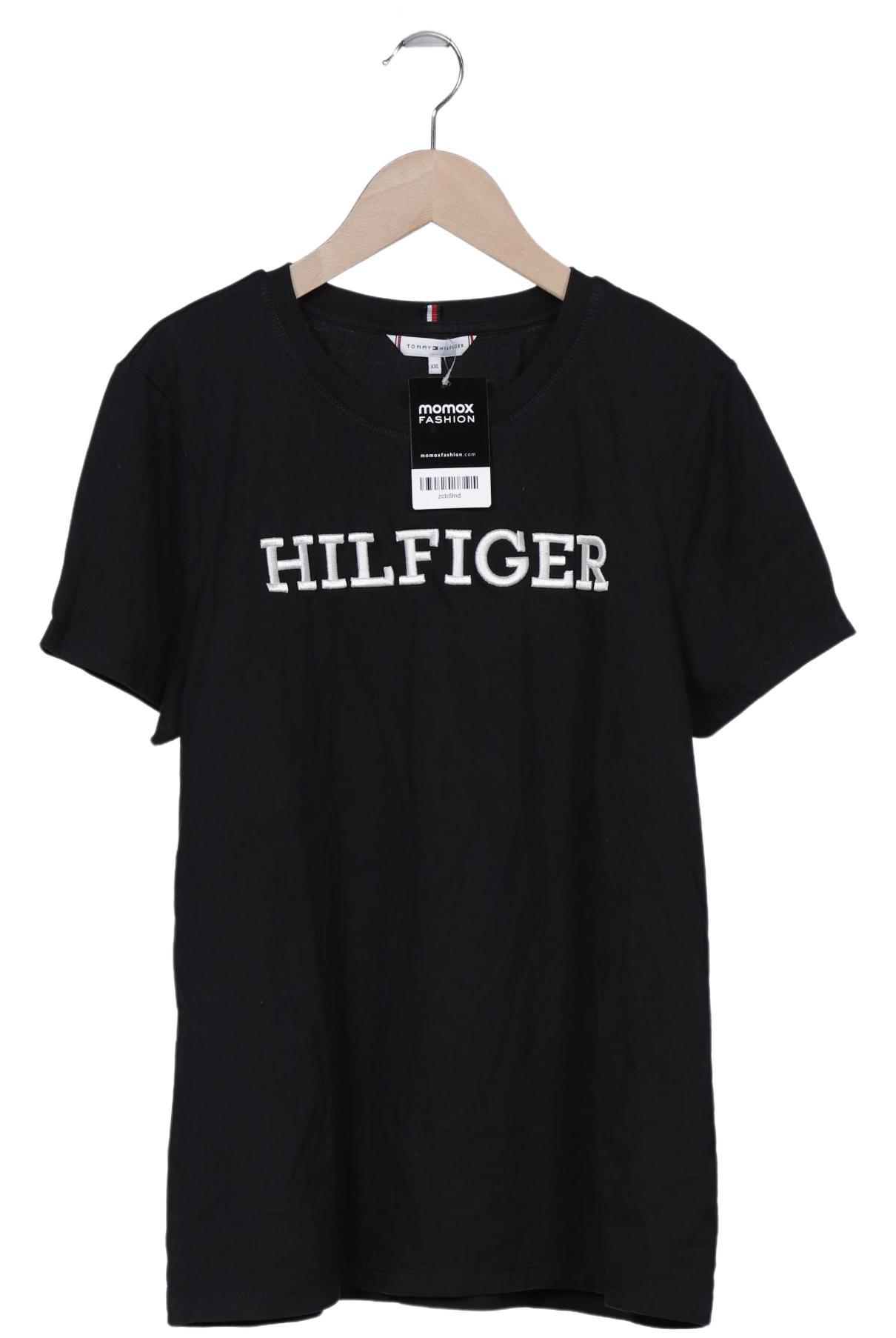 

Tommy Hilfiger Damen T-Shirt, schwarz, Gr. 46
